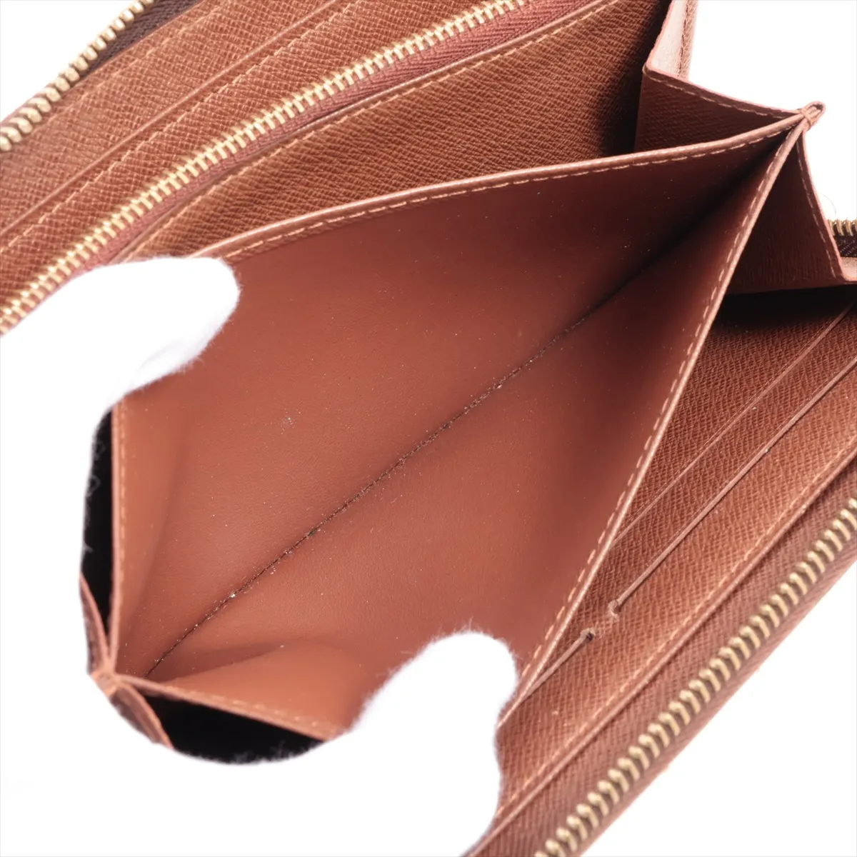 Monogram Rose Zippy Wallet M93759 CA0089 Brown Round Zip Wallet — view 8