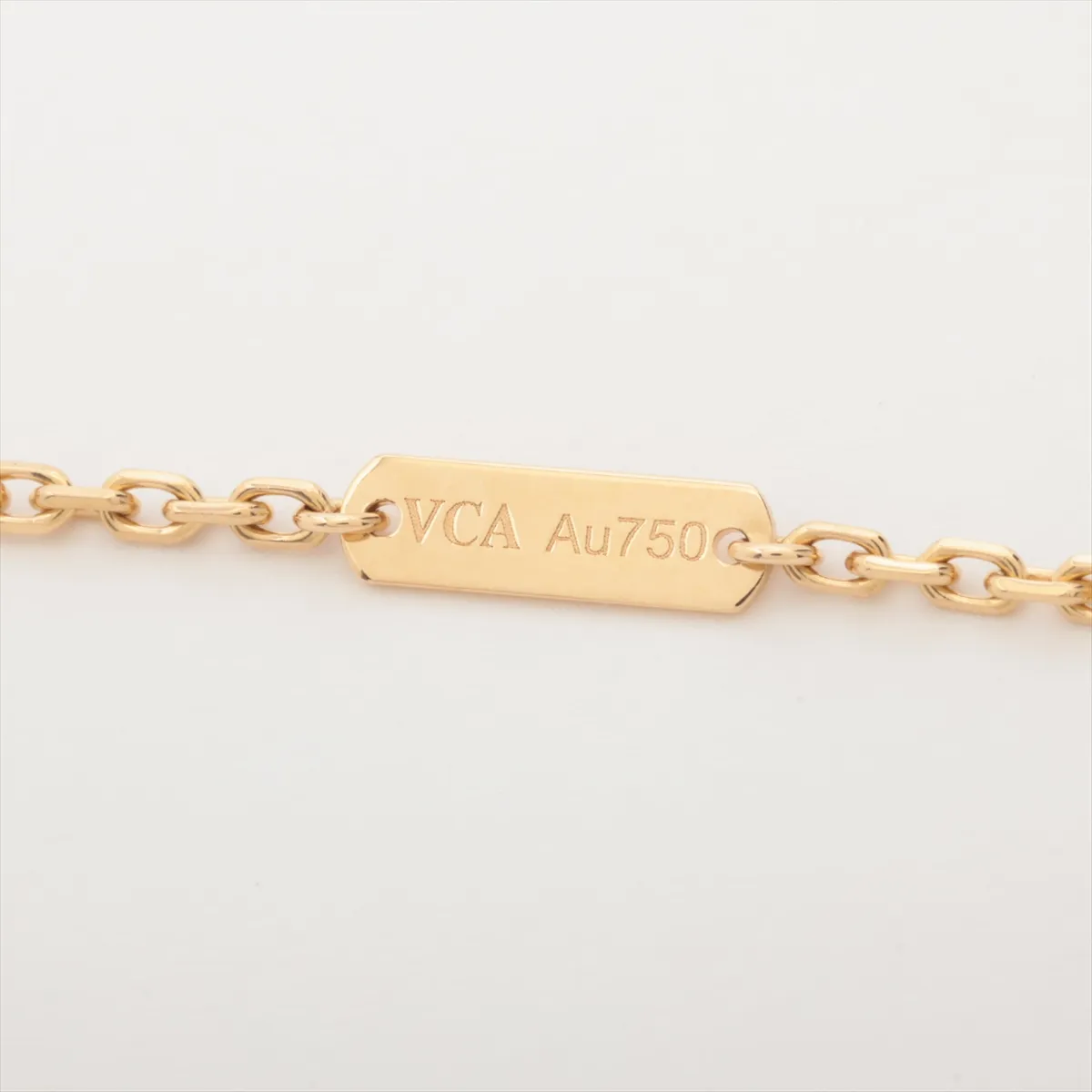 Magic Alhambra Long Carnelian Necklace 750 (Yellow Gold) 16.0g JA436705 — view 4