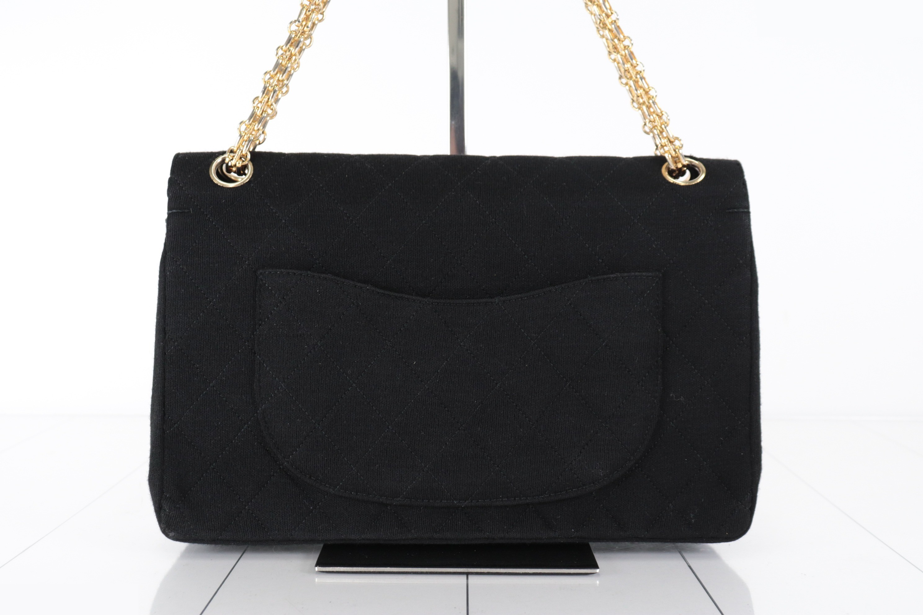 Double flap cotton 2.55 chain shoulder bag — view 3