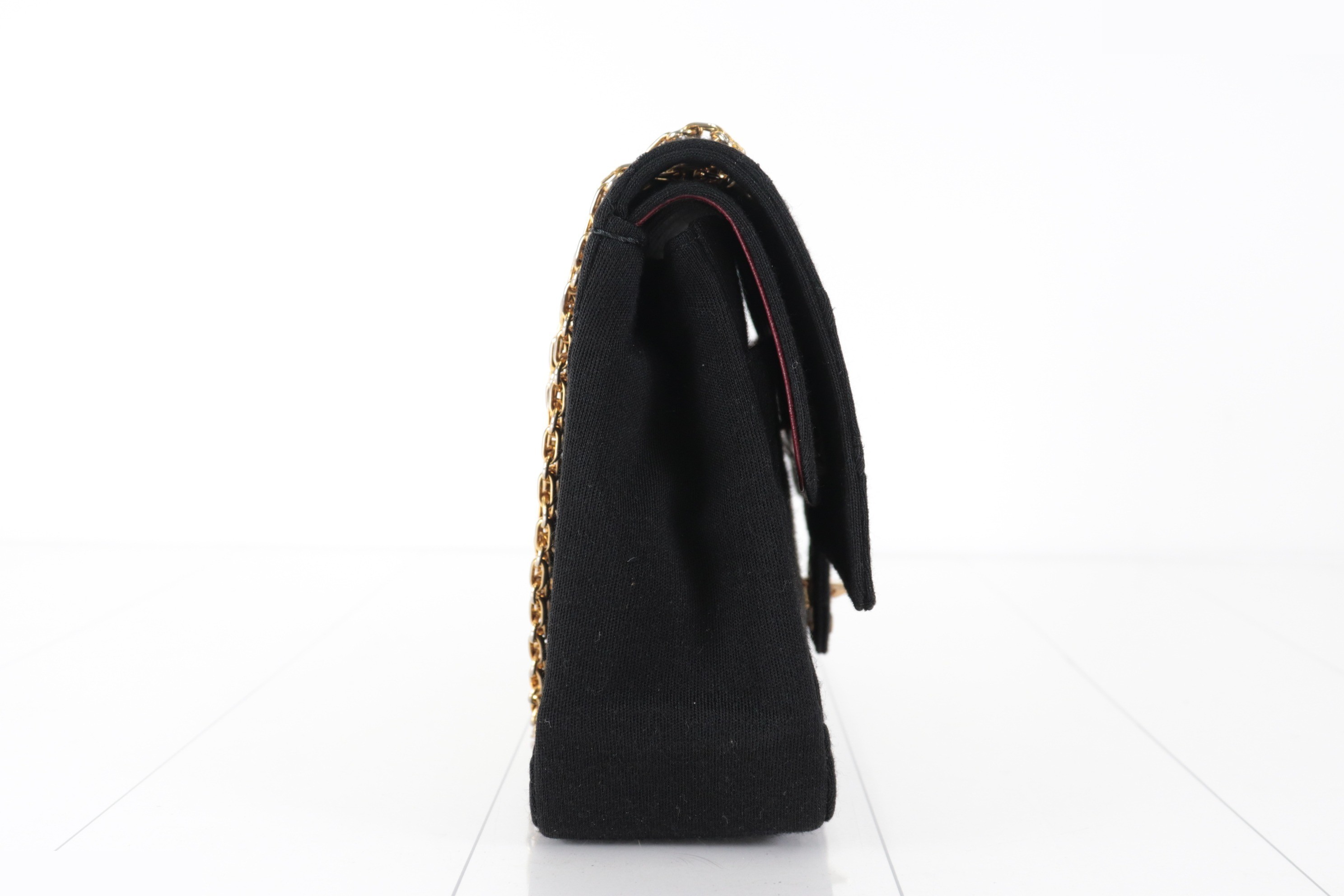 Double flap cotton 2.55 chain shoulder bag — view 4
