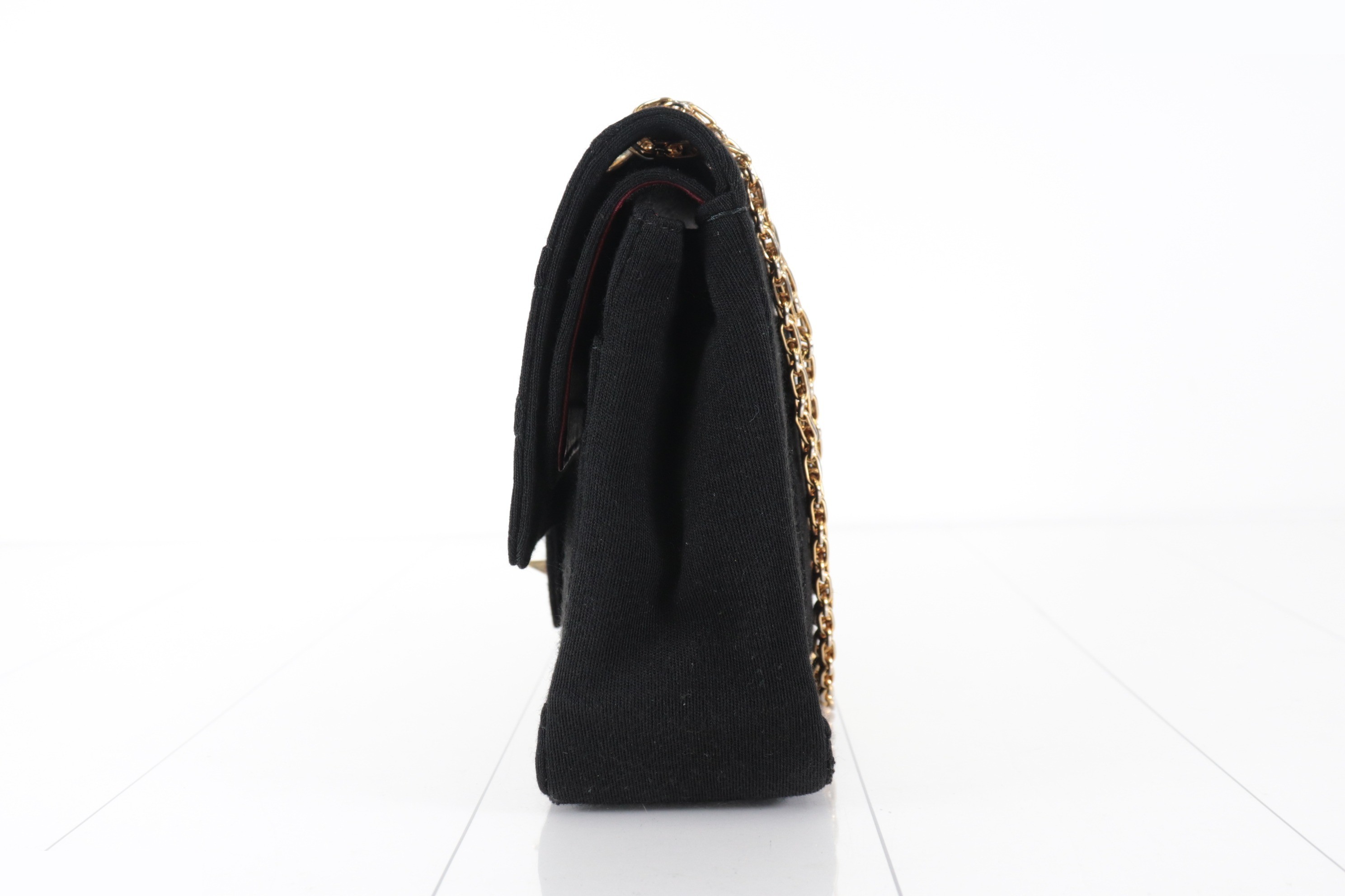 Double flap cotton 2.55 chain shoulder bag — view 5