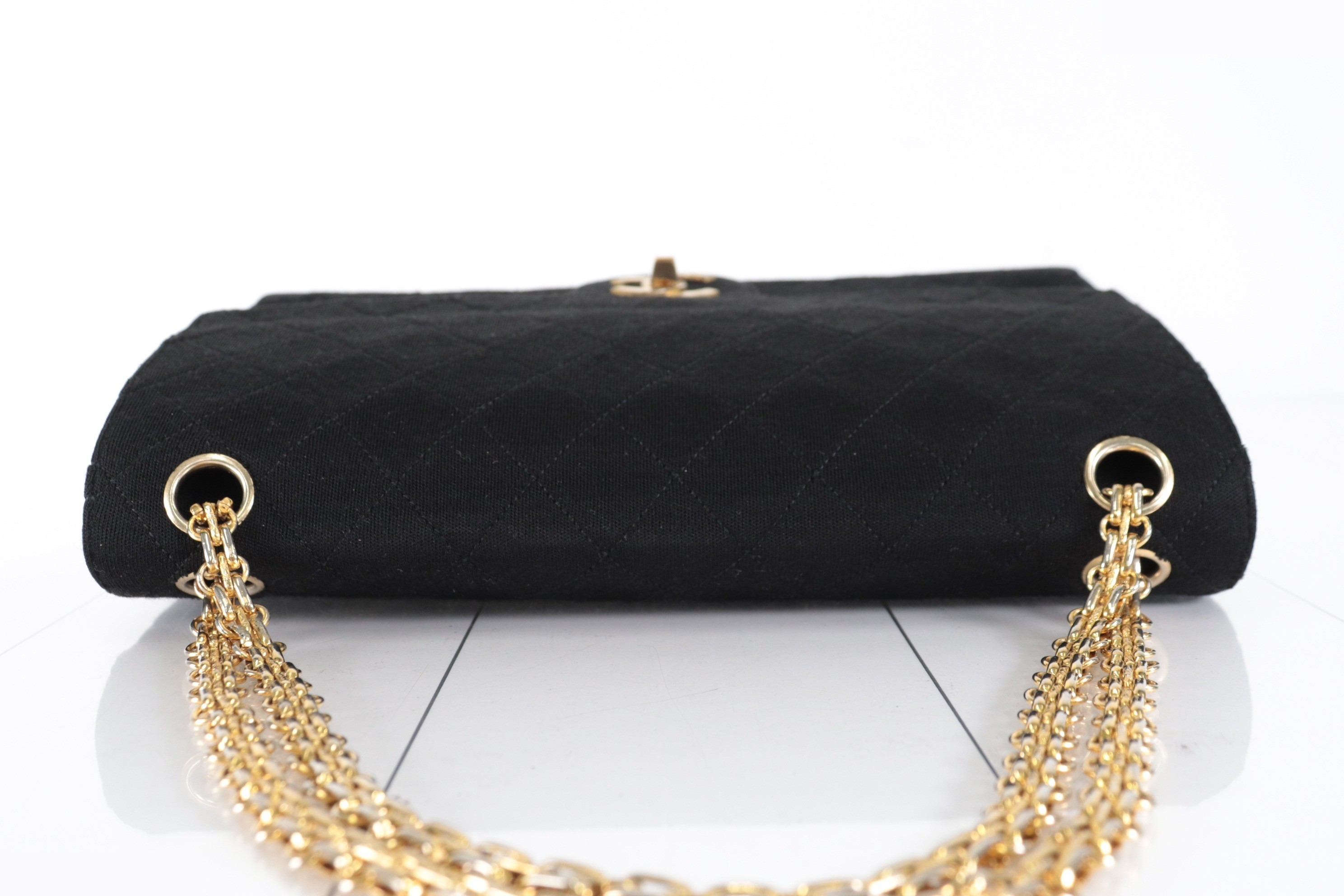 Double flap cotton 2.55 chain shoulder bag — view 6