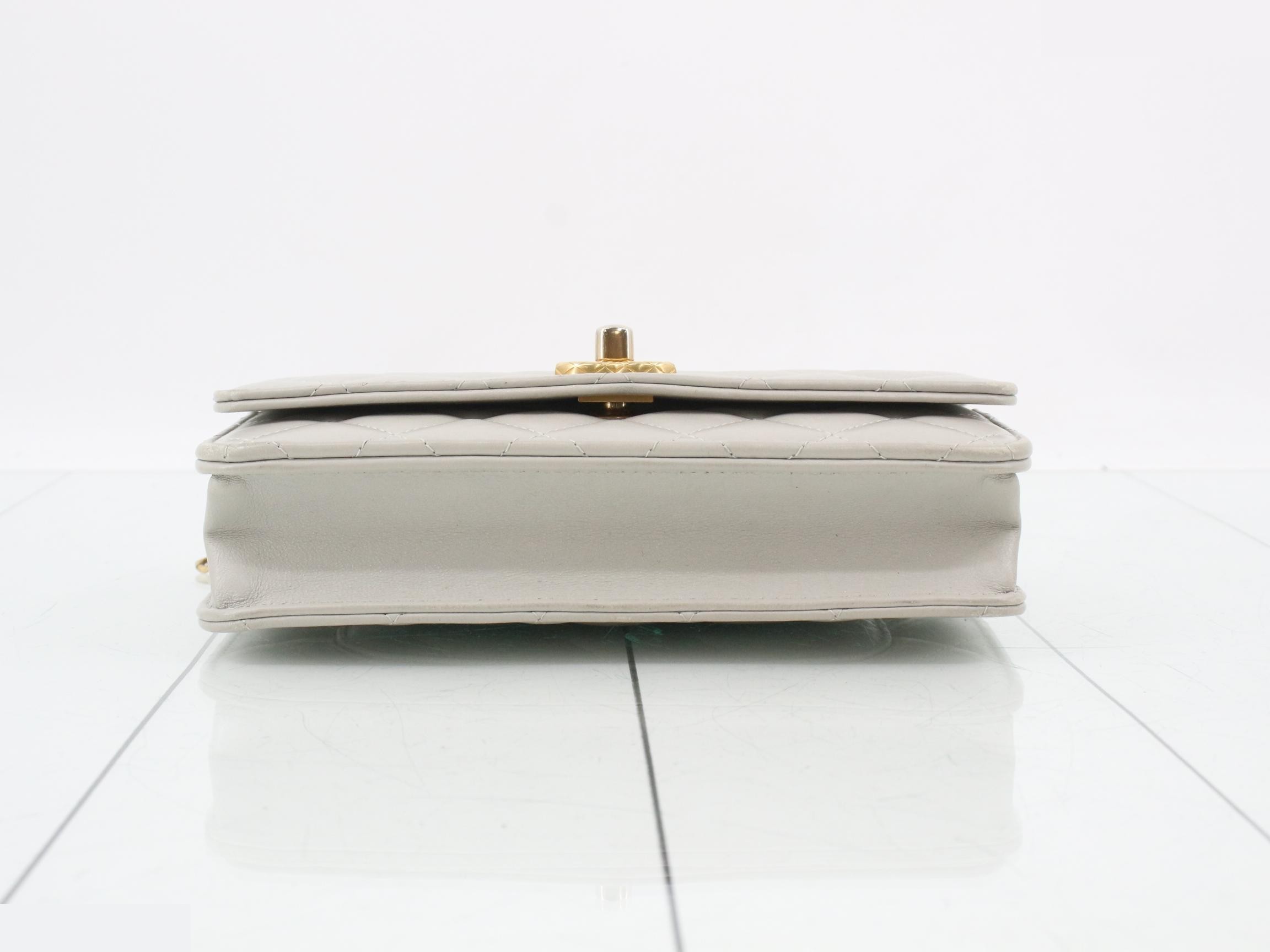 Lambskin Matelassé Ball Chain Wallet — view 3