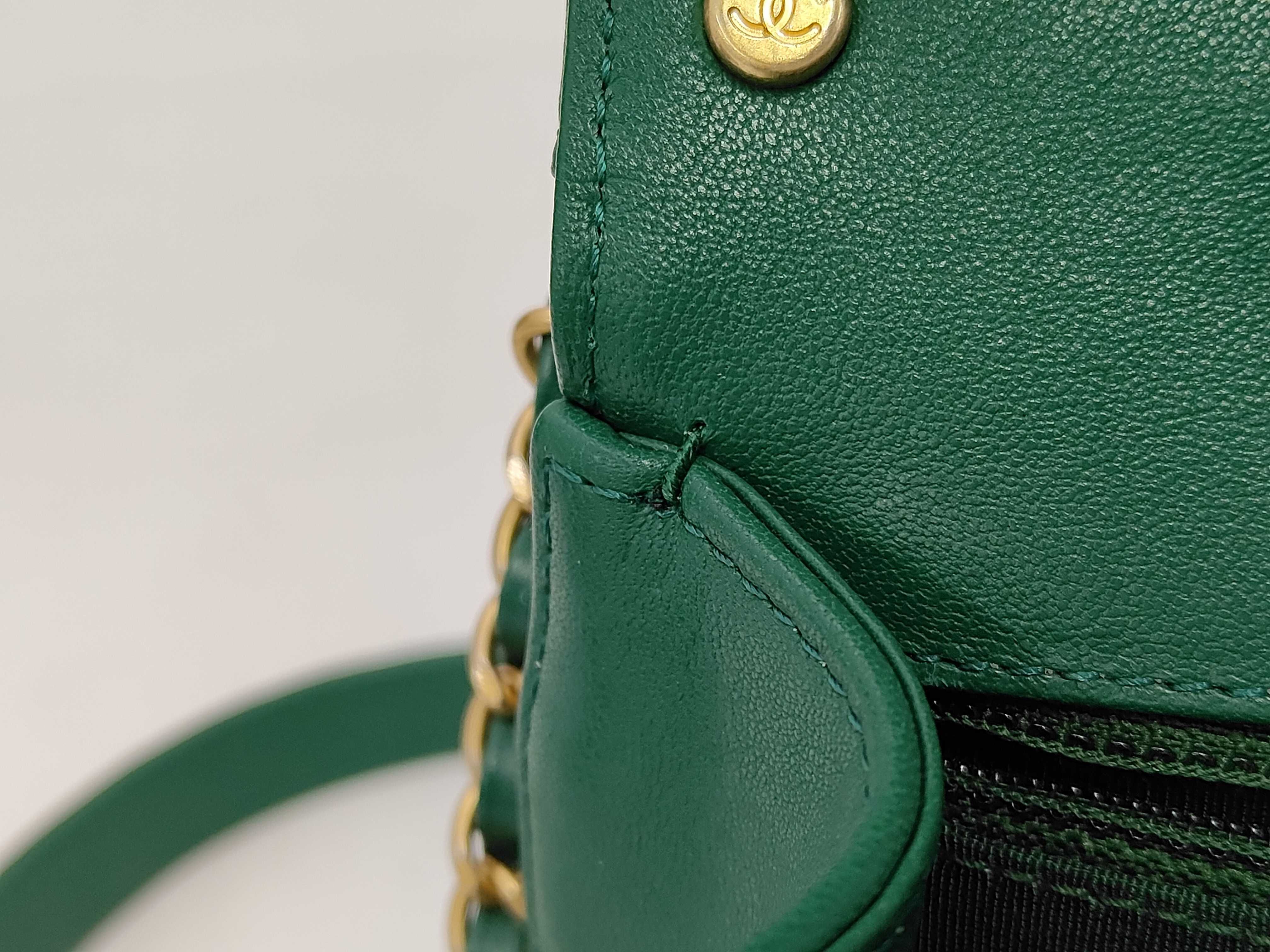 BAG CHANEL19 AS0967 CHAIN ​​TOP HANDLE 2WAY GREEN NO.28 W/ CARD 28619505 Handbag — view 11