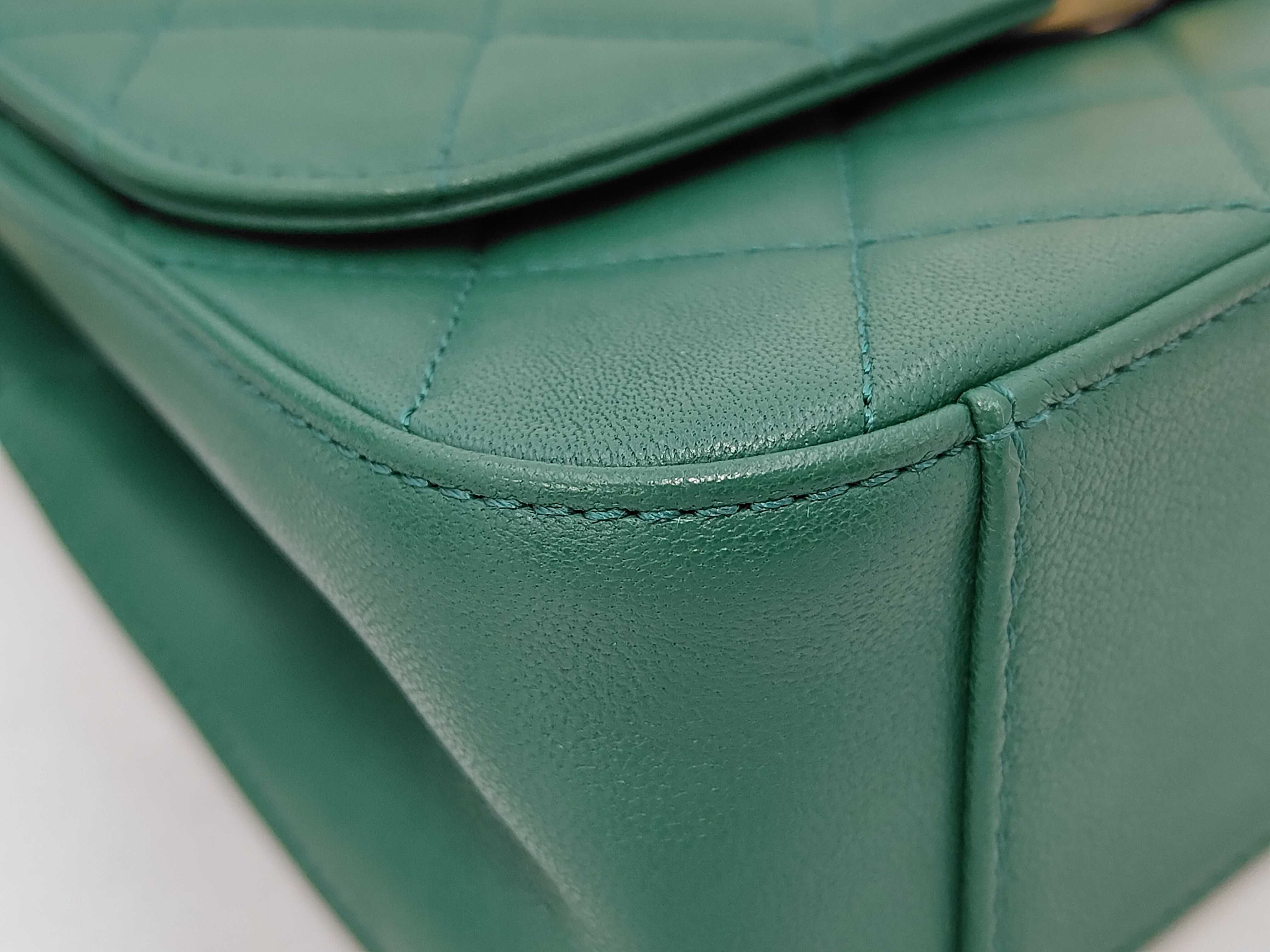 BAG CHANEL19 AS0967 CHAIN ​​TOP HANDLE 2WAY GREEN NO.28 W/ CARD 28619505 Handbag — view 6