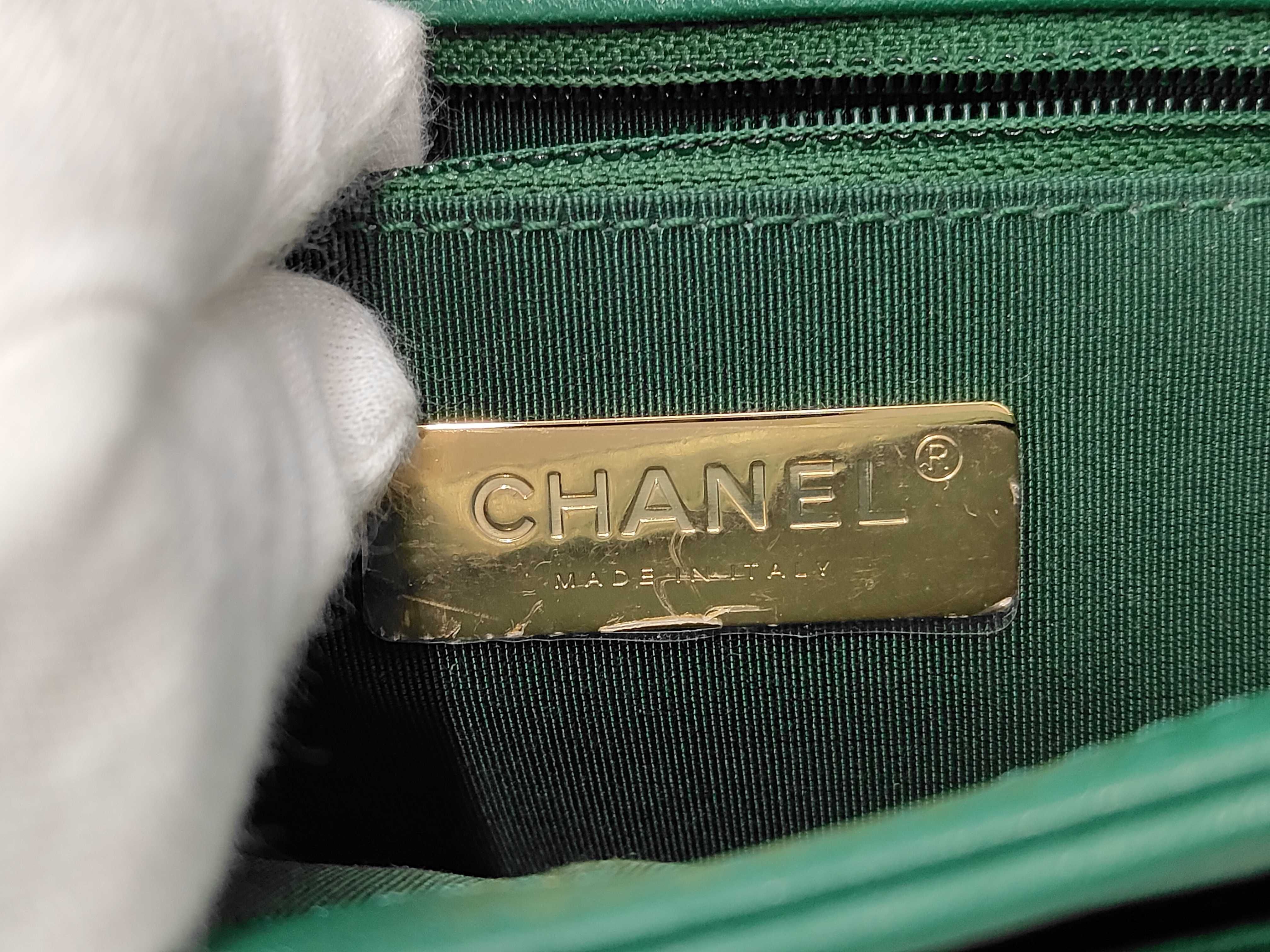 BAG CHANEL19 AS0967 CHAIN ​​TOP HANDLE 2WAY GREEN NO.28 W/ CARD 28619505 Handbag — view 10