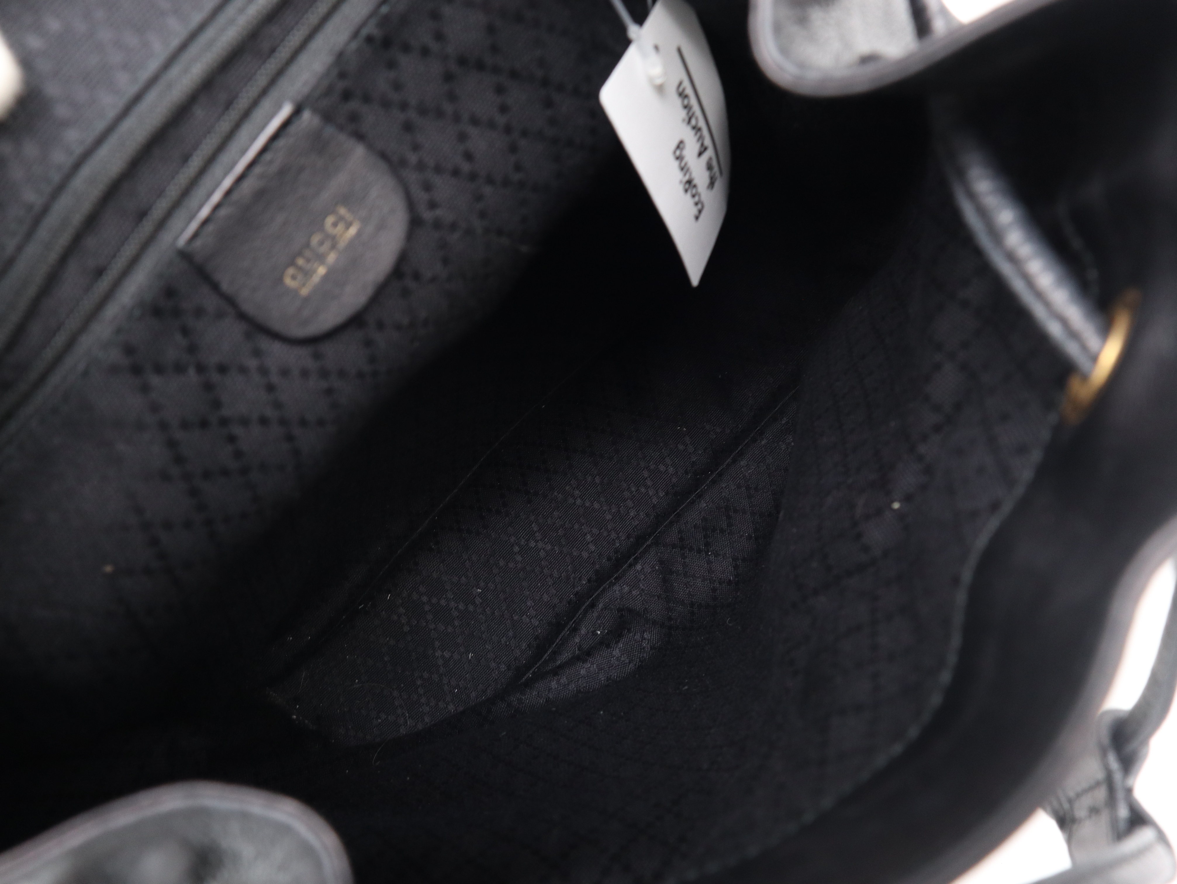 003.2050.0016 Bamboo Leather Black Backpack — view 8