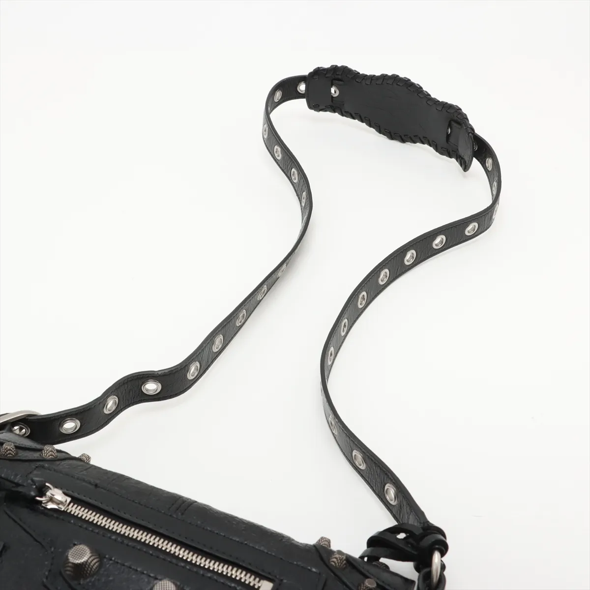 Luka Gour XS Leather Shoulder Bag Black 719082 — view 5