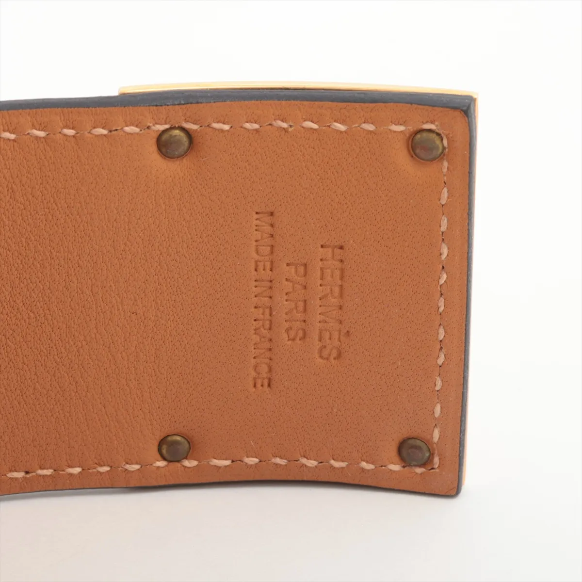 Kelly Dog X: 2016 Bracelet, GP x Leather, Brown, — view 6