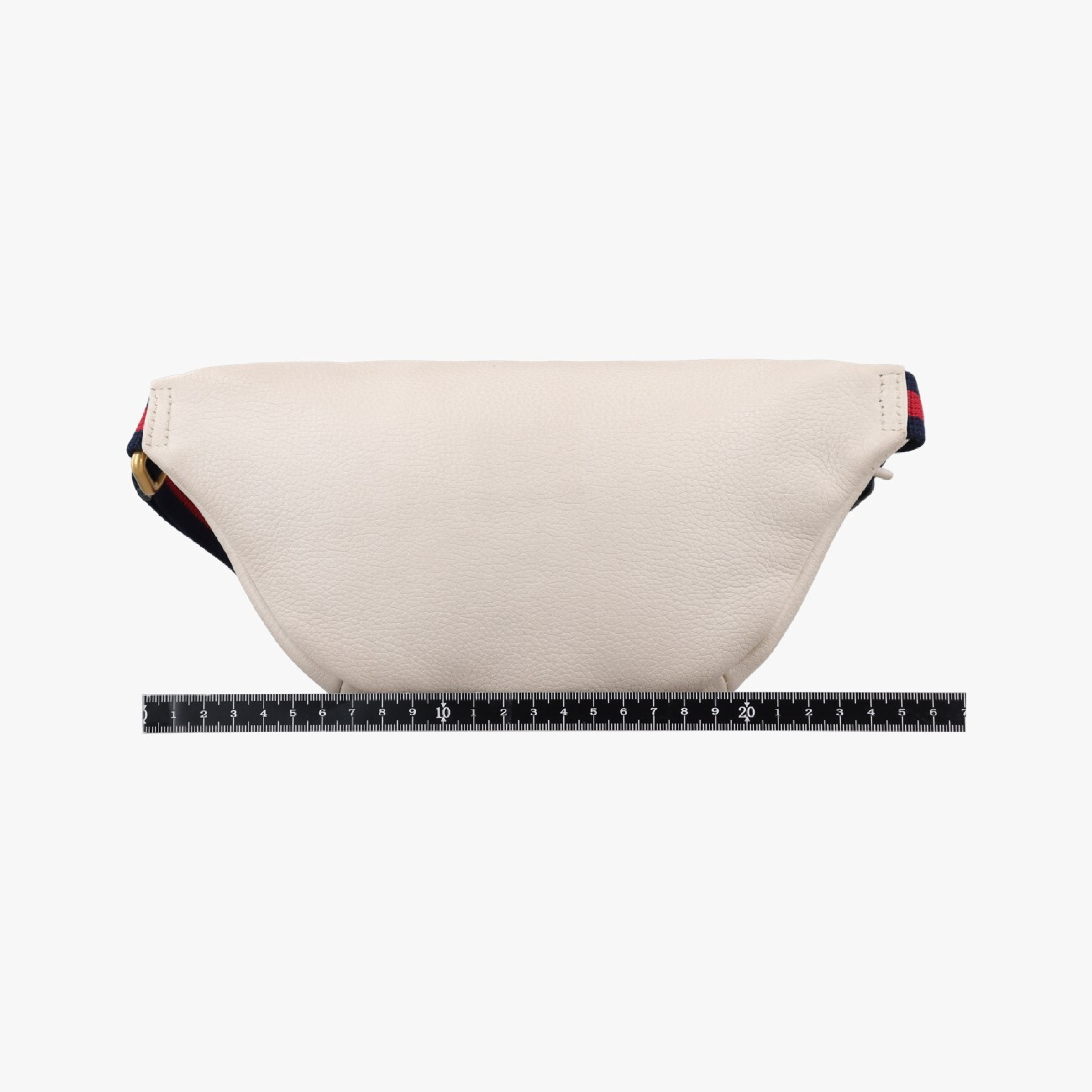 Print White Leather Waist Bag 527792 H027869056 — view 2