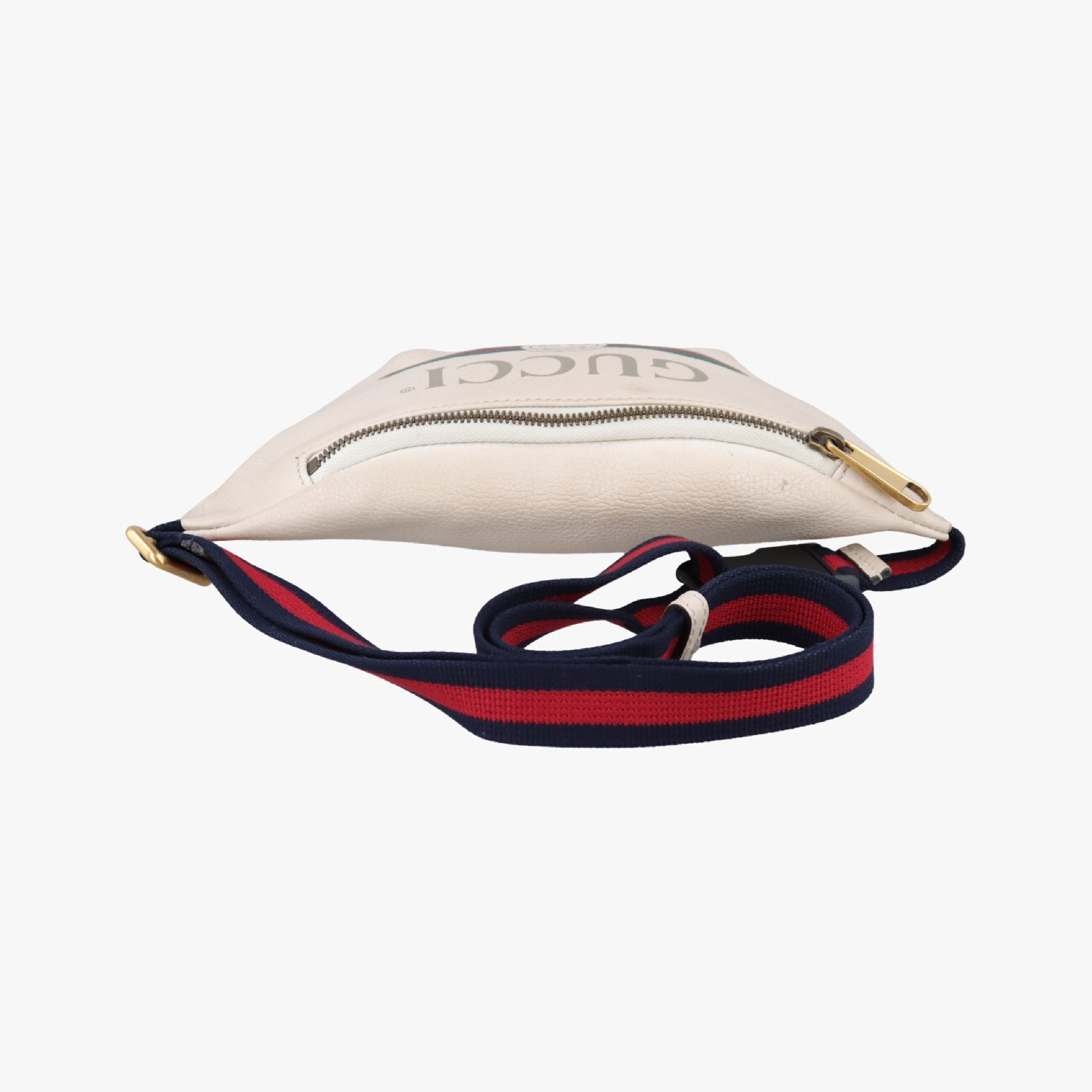 Print White Leather Waist Bag 527792 H027869056 — view 5