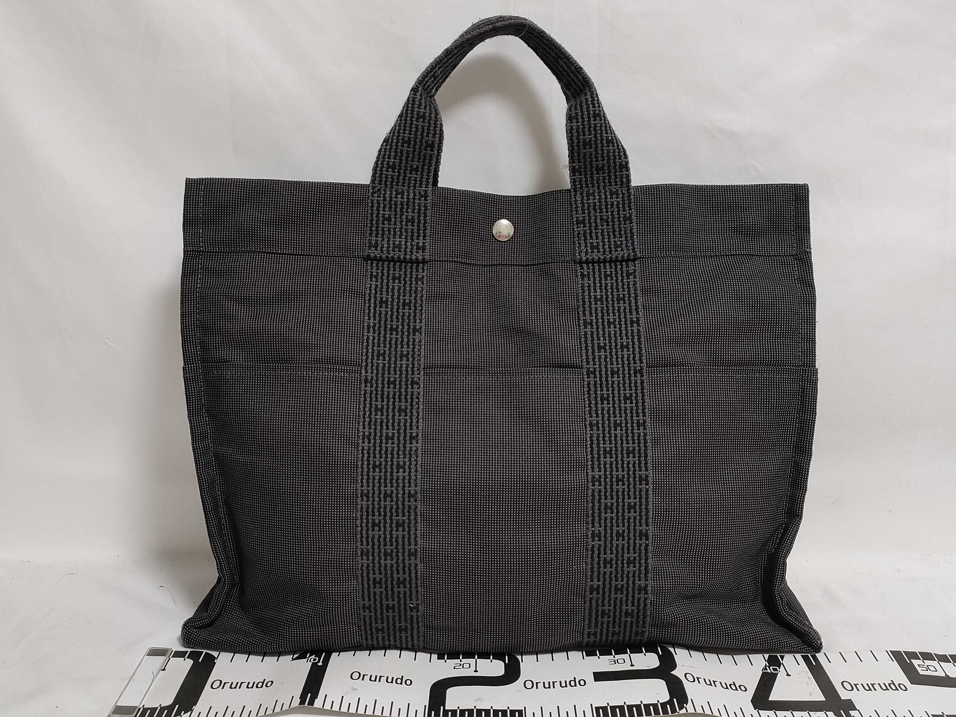 Herbag Black Canvas Tote Bag — view 2