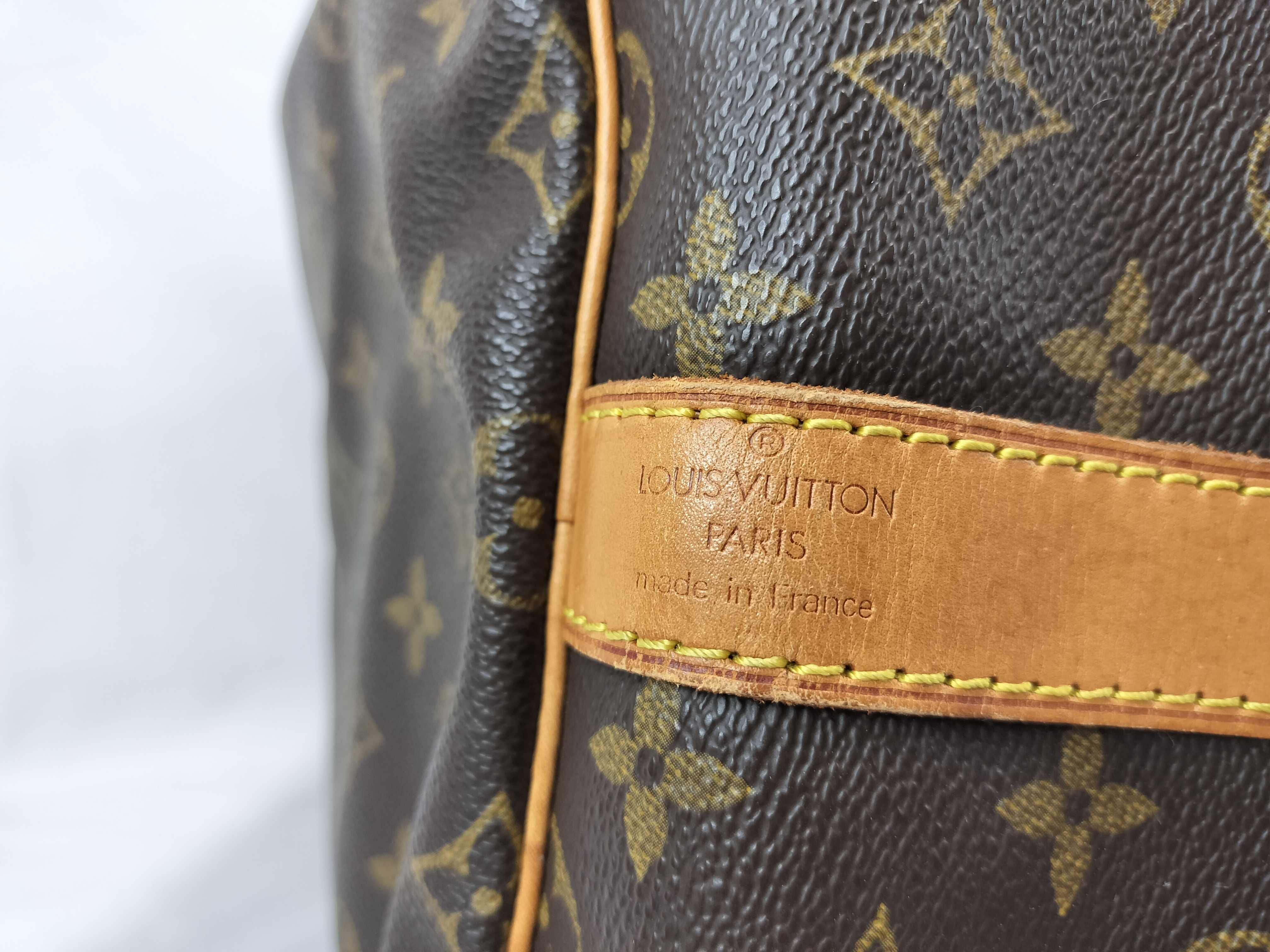 Monogram PH - Monogram Bandouliere Keepall 55 Travel Bag Brown Canvas Boston Bag — view 11