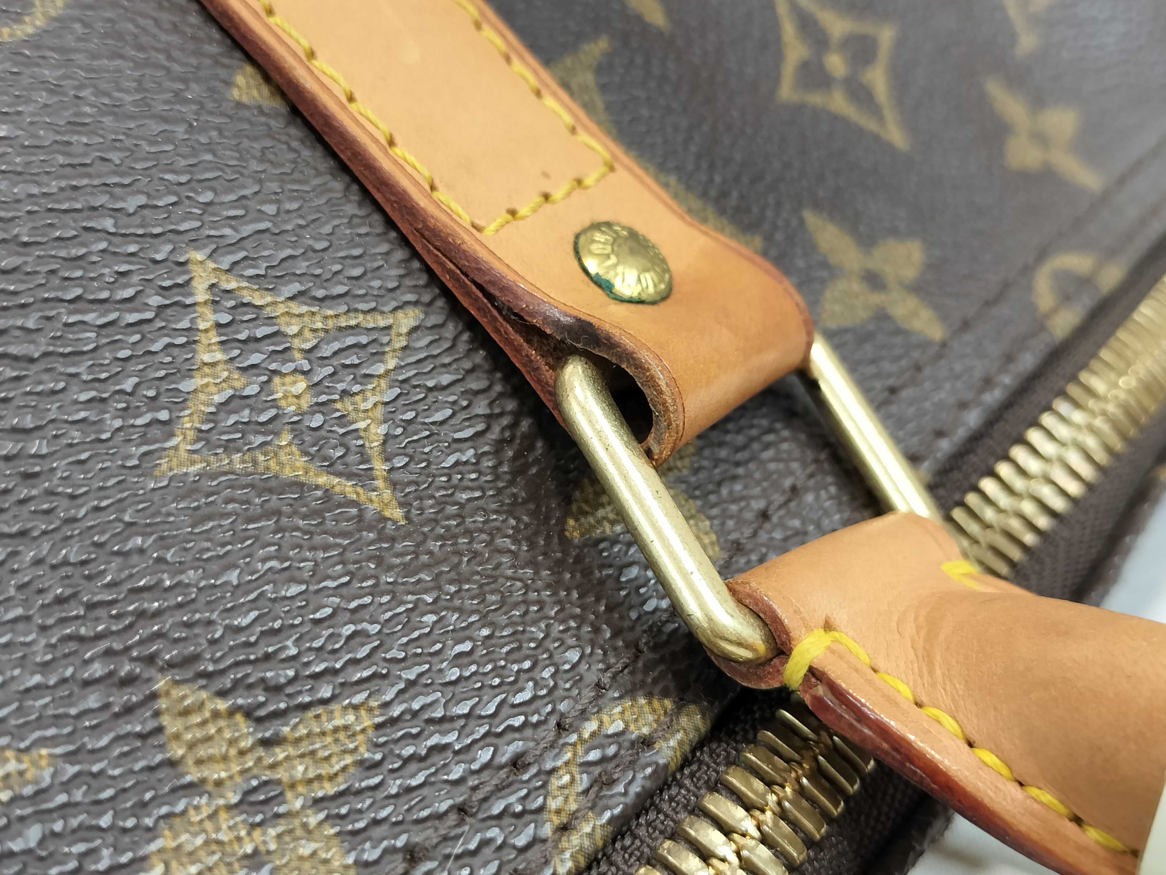 Monogram PH - Monogram Bandouliere Keepall 55 Travel Bag Brown Canvas Boston Bag — view 5