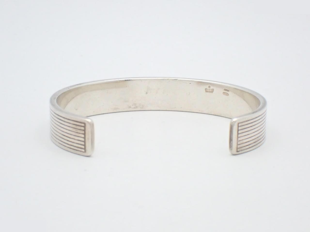 Bangle, wrist circumference approximately 19 cm, 925 sterling silver / 45.2 g — view 2