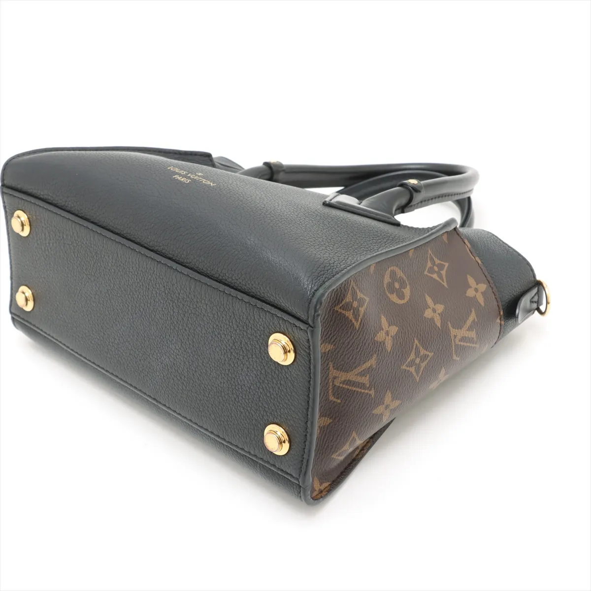 Monogram On My Side PM M57728 Black x Brown RFID reaction available — view 3