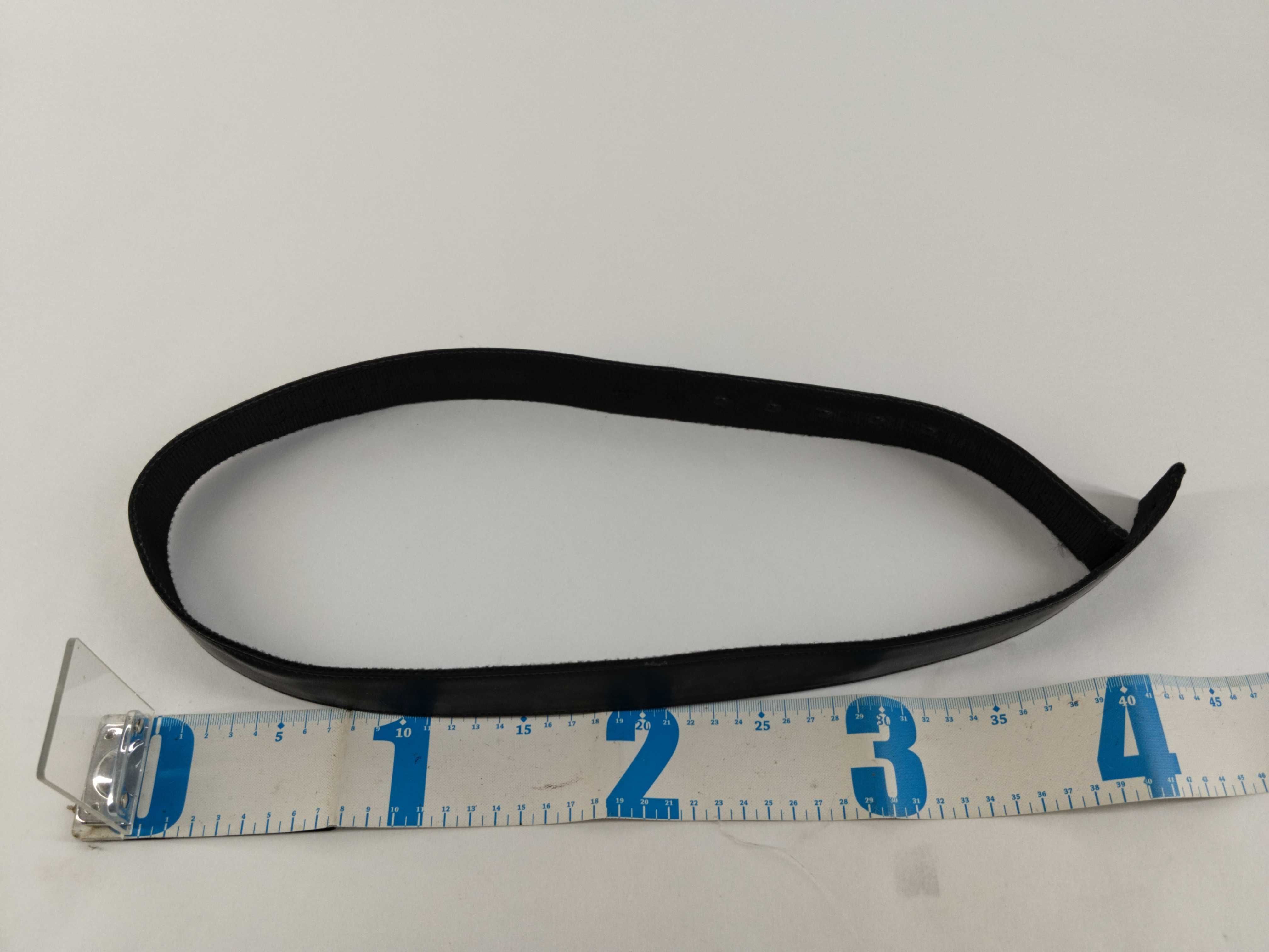 Christian Black Canvas Leather Reversible Belt (Buckle not included) — view 10