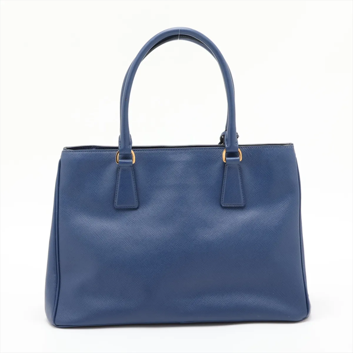 Saffiano Galleria Leather 2-Way Handbag, Blue — view 2