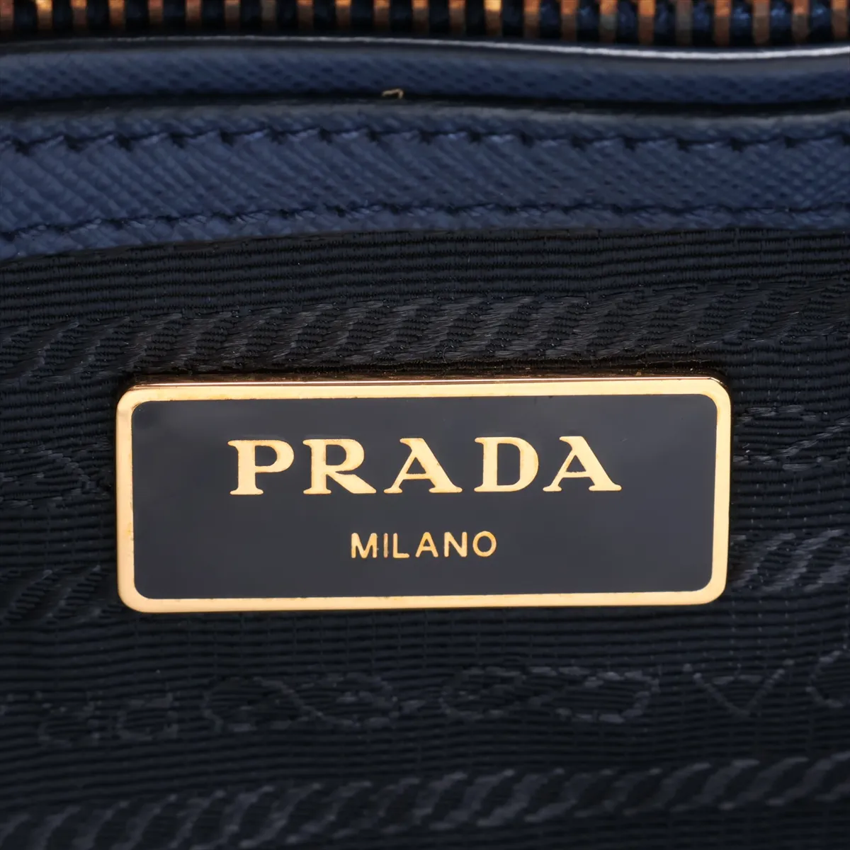 Saffiano Galleria Leather 2-Way Handbag, Blue — view 13