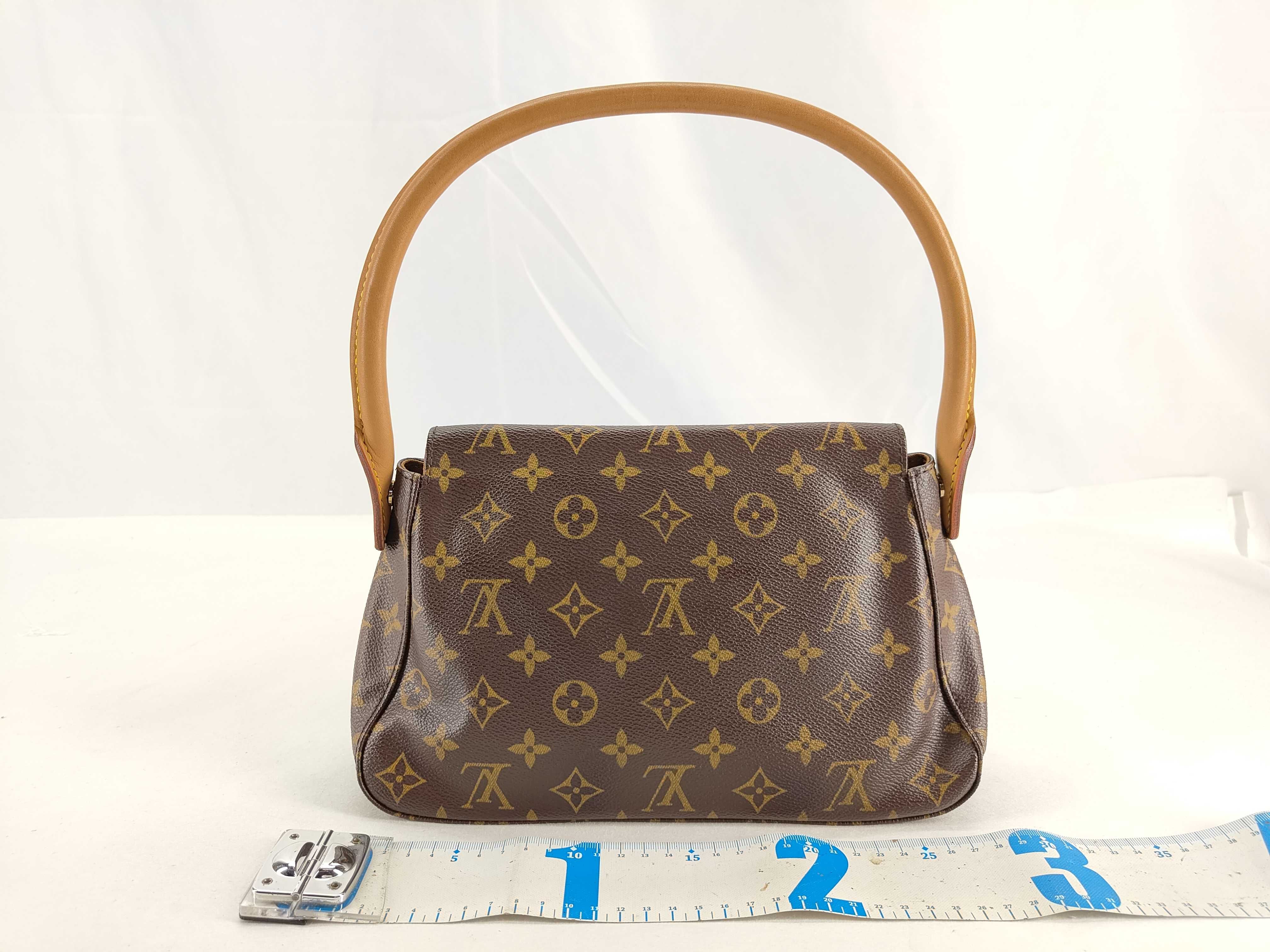 Monogram Mini Looping Handbag M51147 Brown MI0043 — view 2
