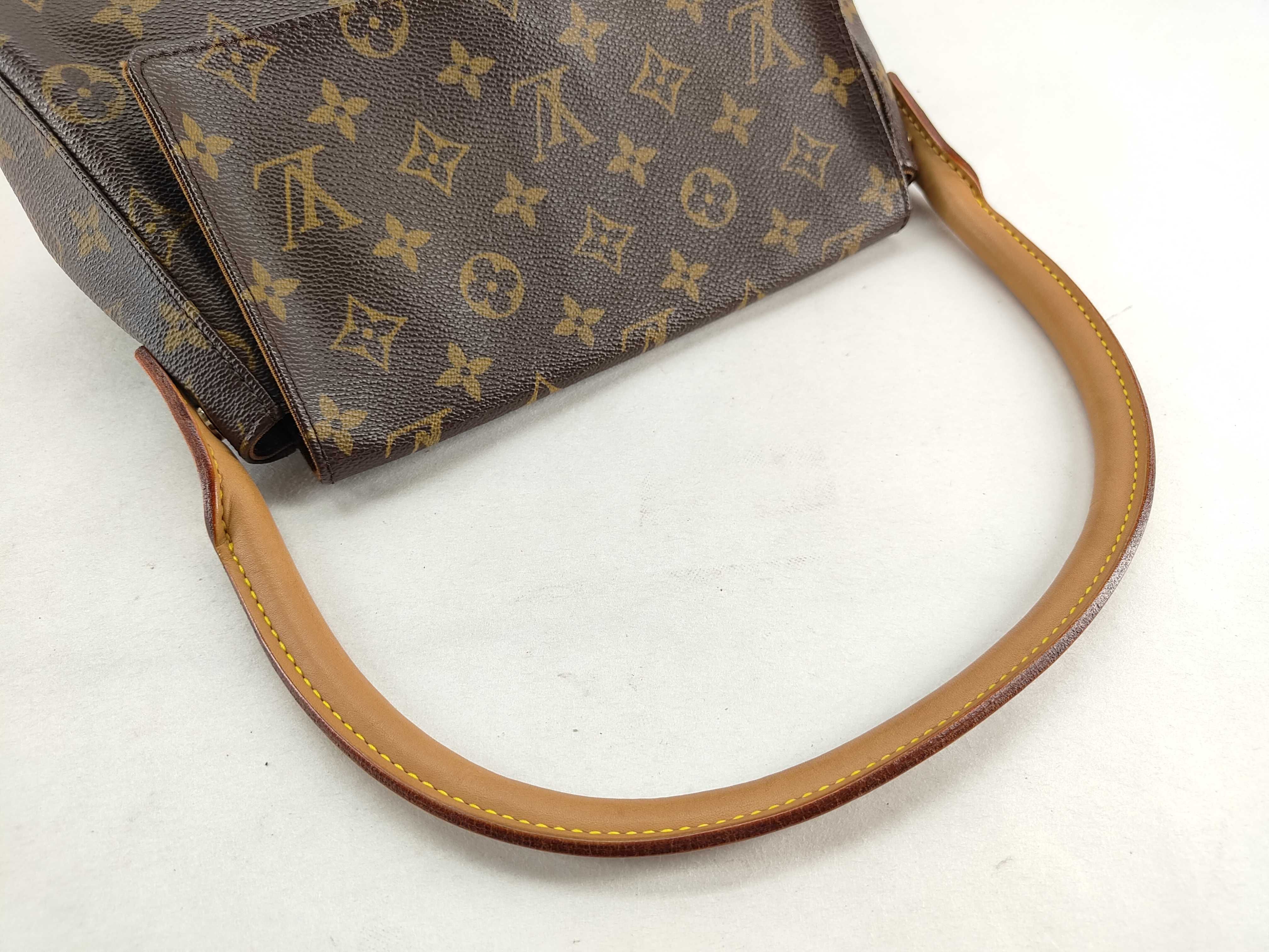 Monogram Mini Looping Handbag M51147 Brown MI0043 — view 4
