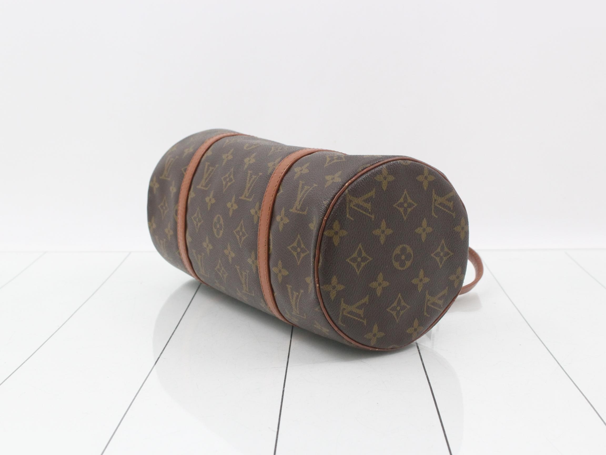 Monogram Papillon 30 Handbag TH0930 Brown — view 6