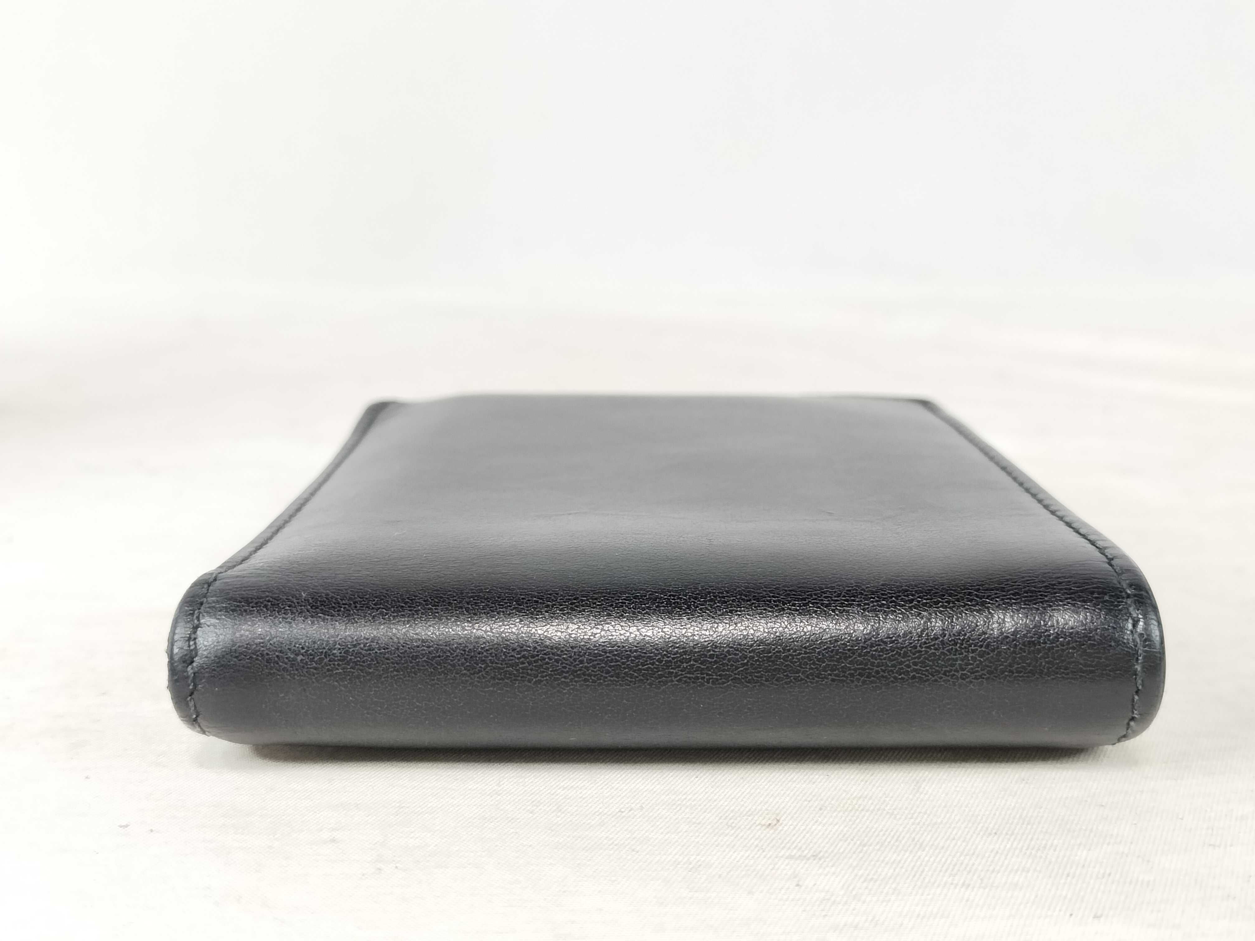 GG Marmont Bi-fold Wallet, Black Leather, Double G — view 5