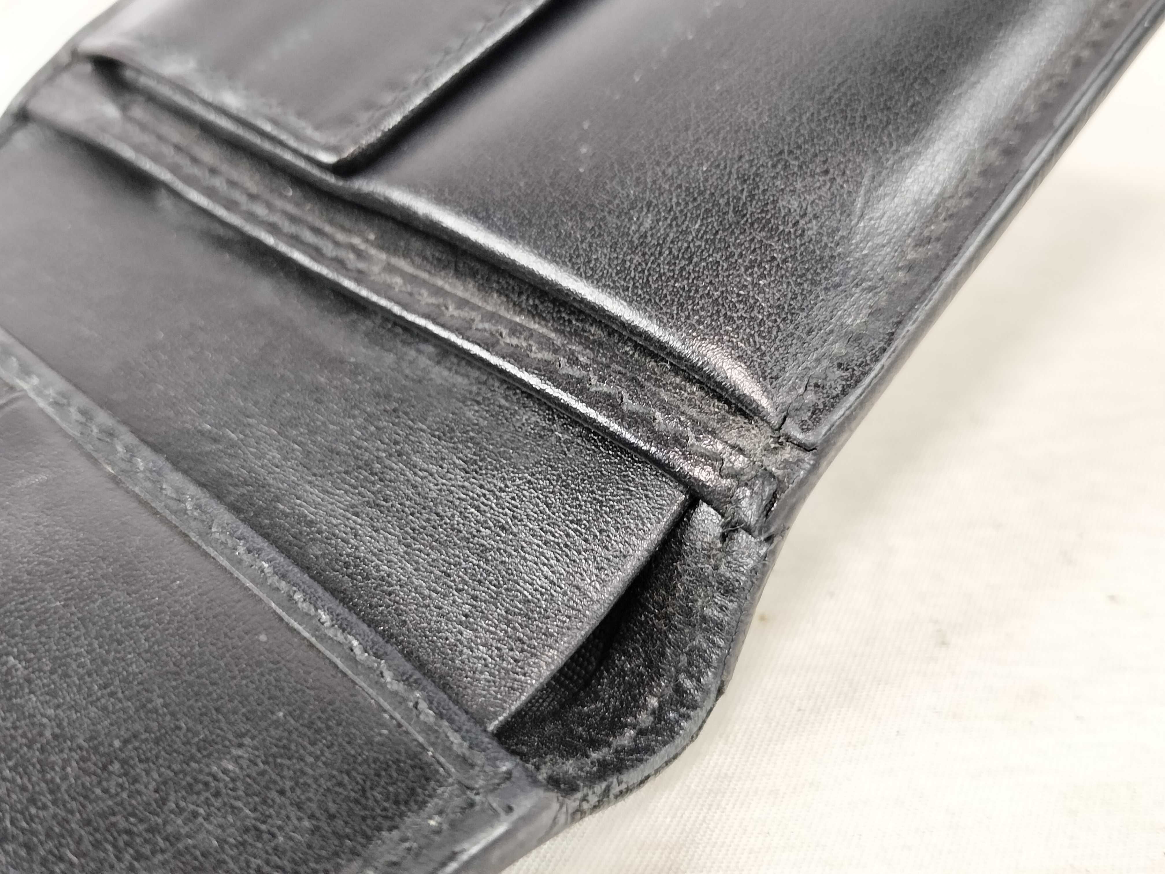 GG Marmont Bi-fold Wallet, Black Leather, Double G — view 7