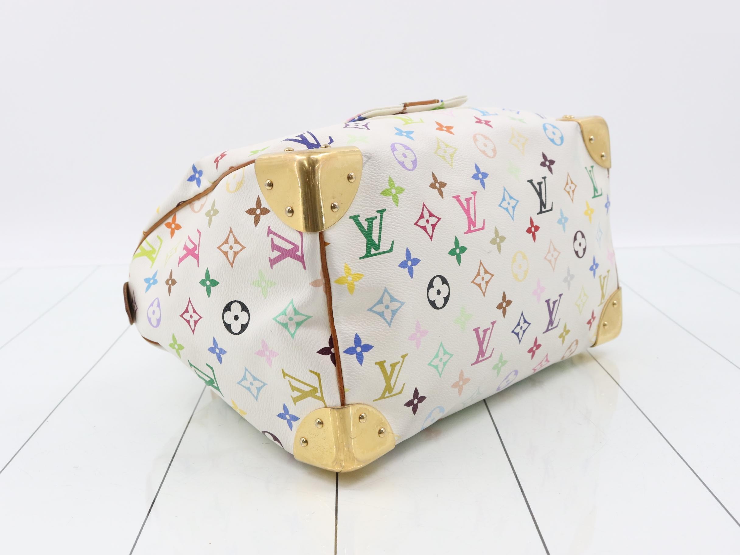 Monogram Multicolor Speedy 30 Blanc Handbag — view 5