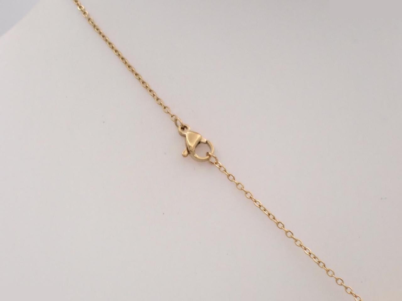 H-Cube Gold Chain, approximately 38cm — view 2