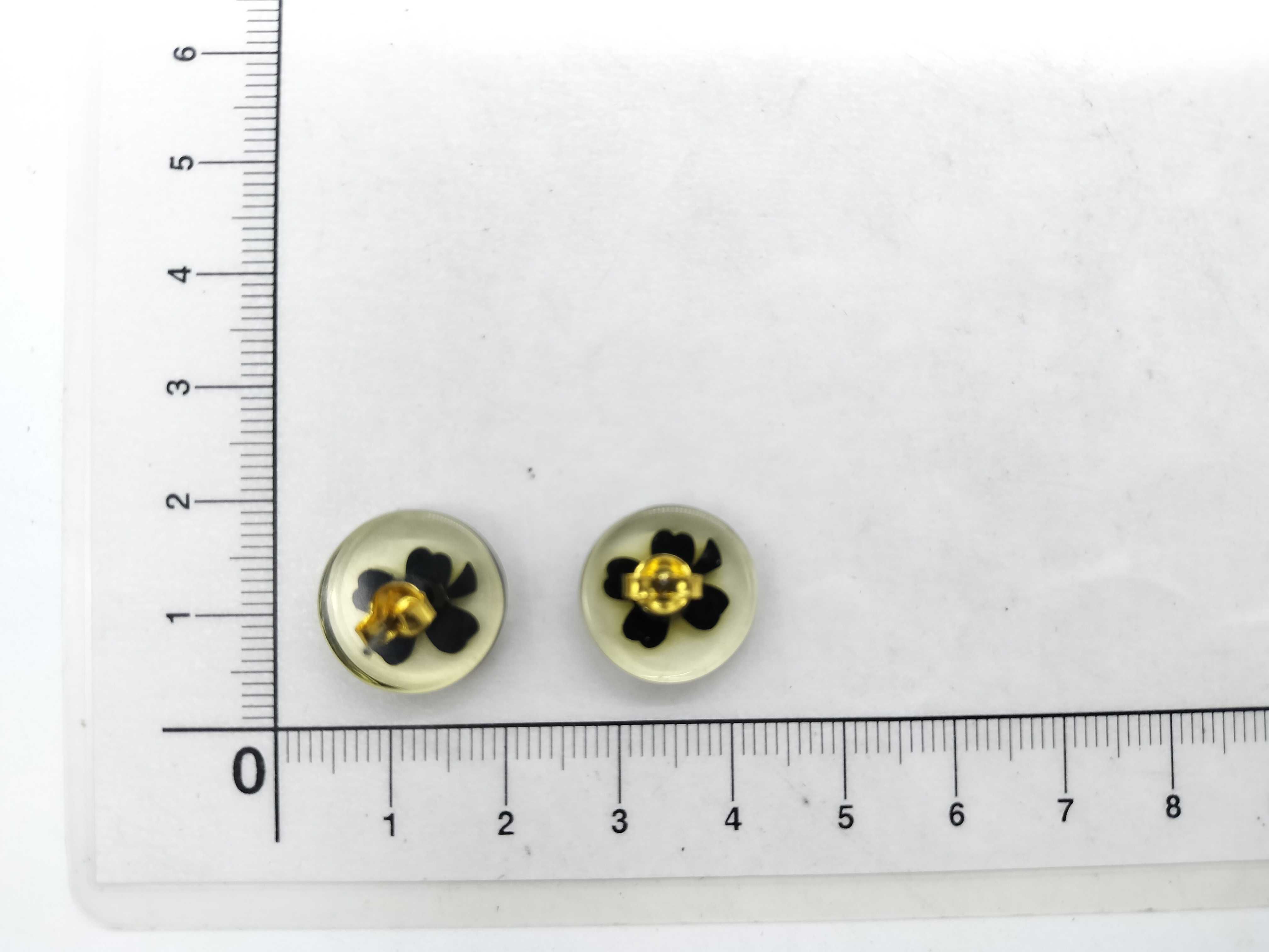 Coco Clover Clear Earrings — view 6
