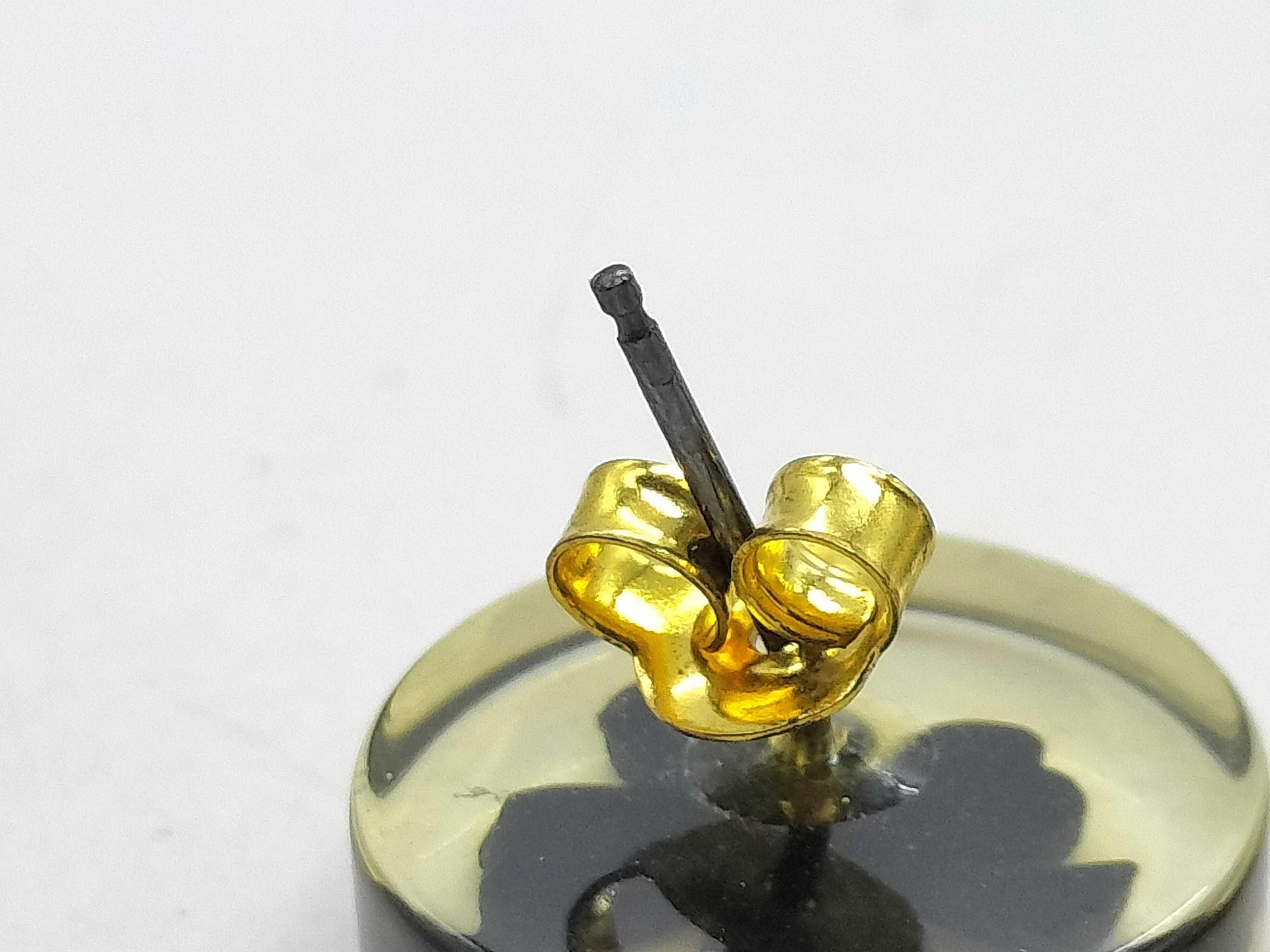 Coco Clover Clear Earrings — view 7