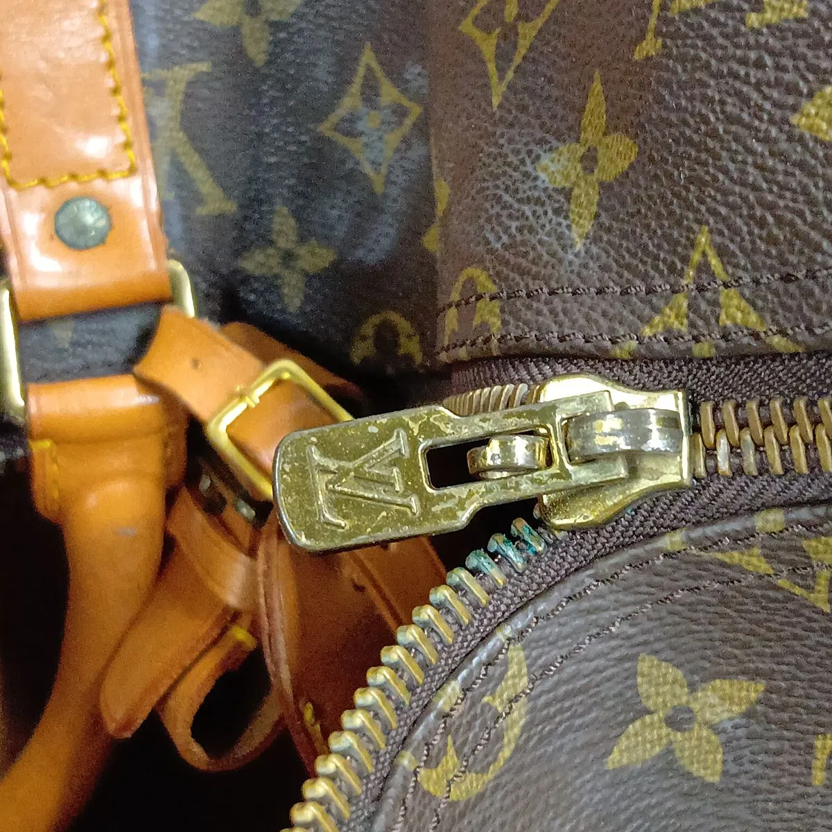 Monogram Keepall Bandoulière 55 M41414 SD861 Brown — view 11