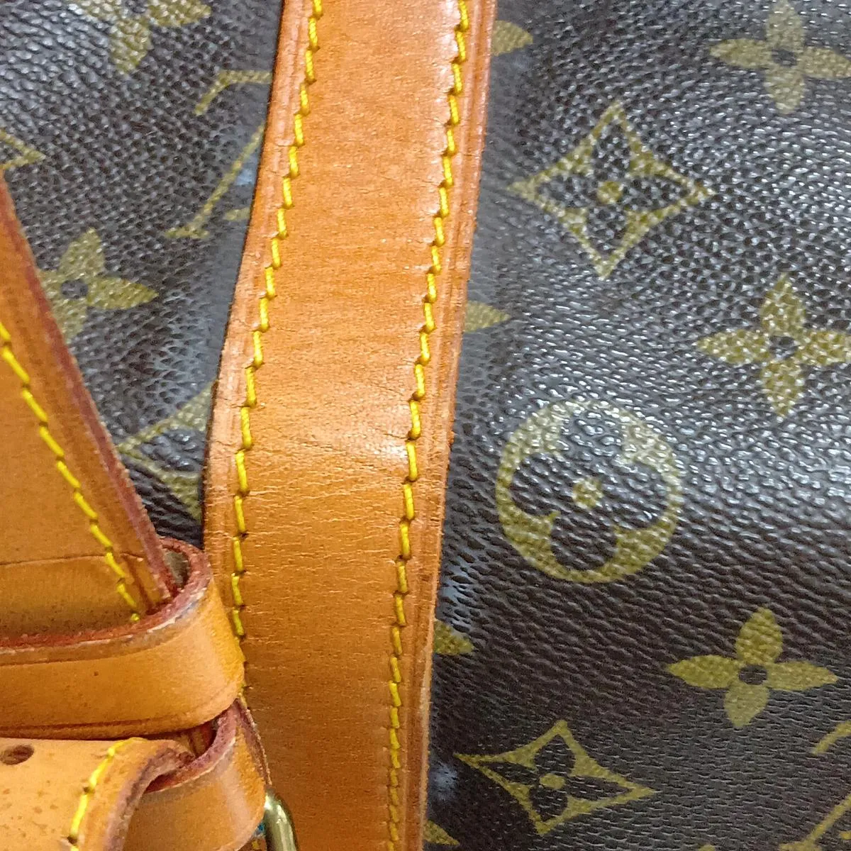 Monogram Keepall Bandoulière 55 M41414 SD861 Brown — view 13