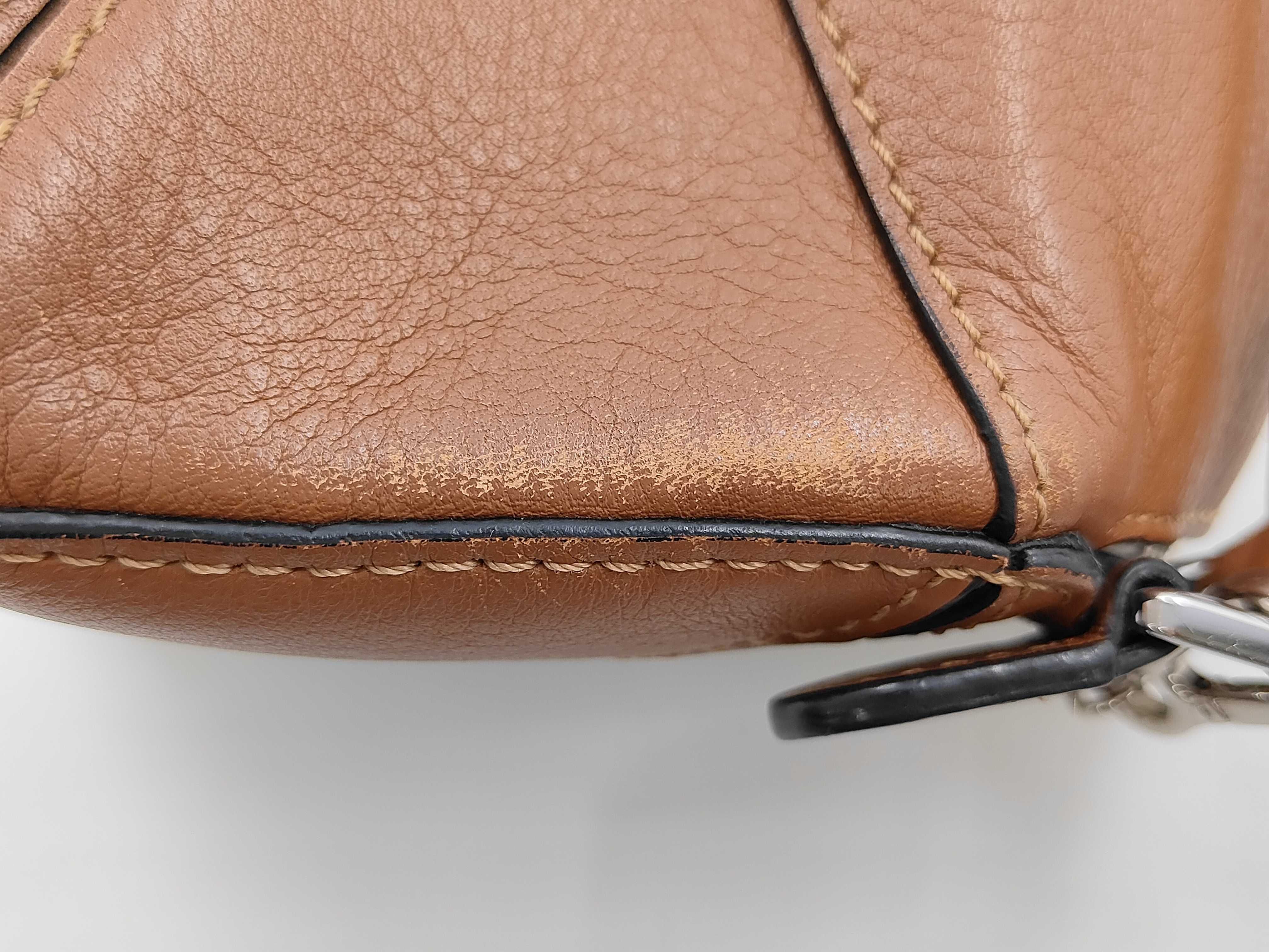 Brown Puzzle Nano Chain Shoulder Bag — view 13