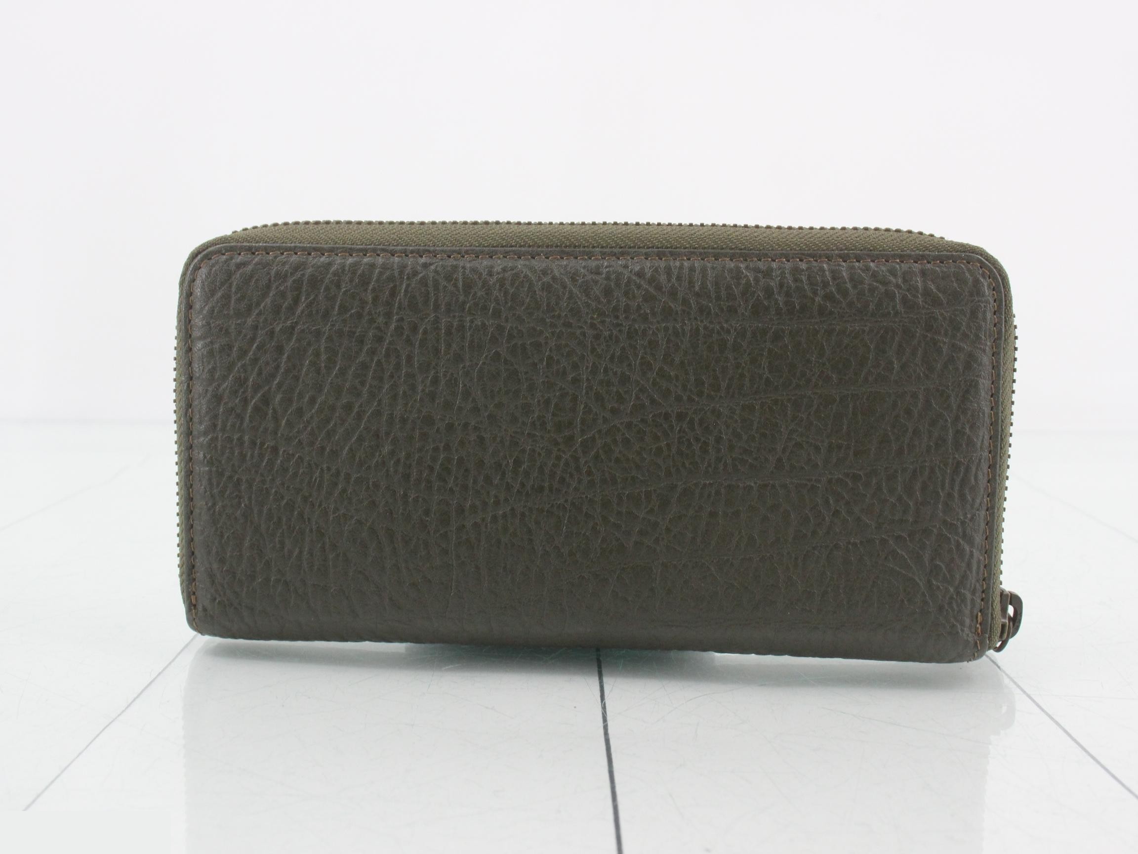 Leather long wallet — view 2