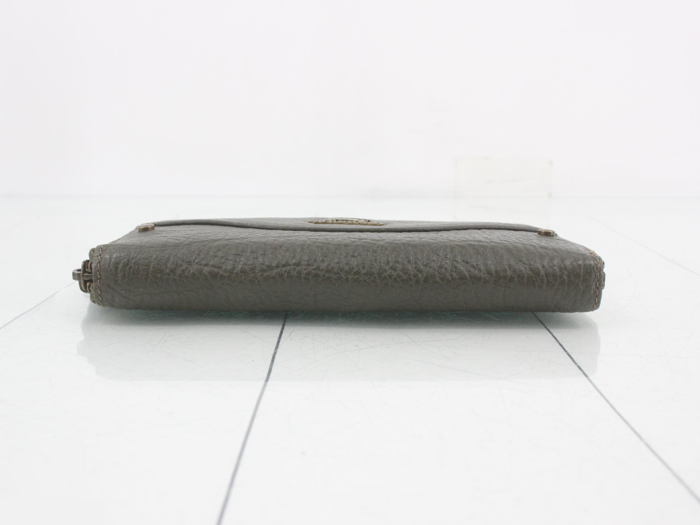 Leather long wallet — view 3