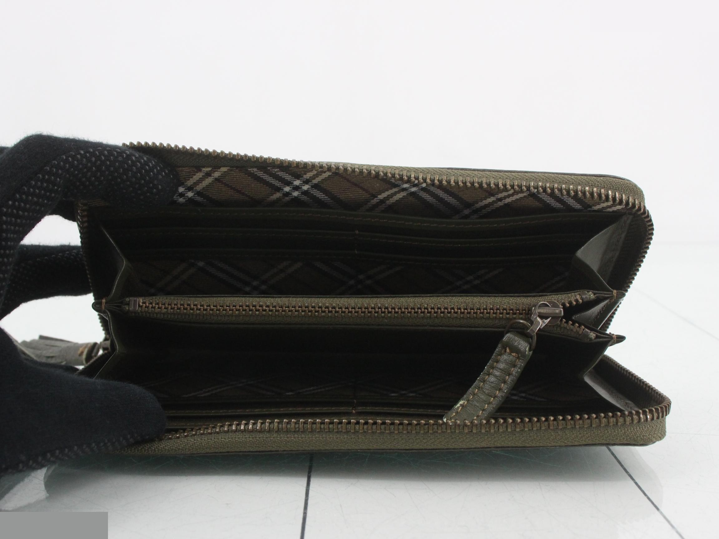 Leather long wallet — view 4