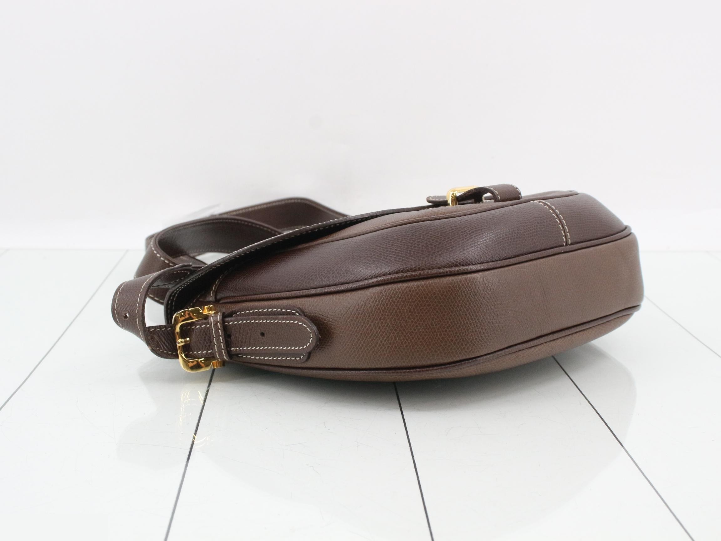 Anagram Leather Shoulder Bag — view 5