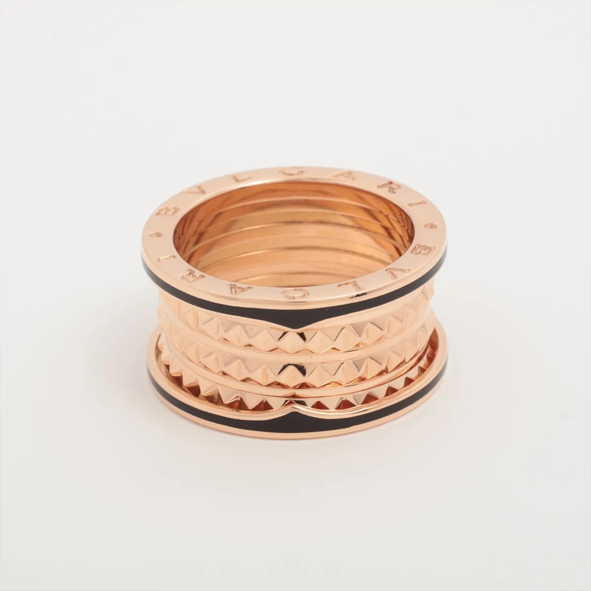 B.zero1 Rock Ring, 750 (PG) x Ceramic, 13.1g, 58 VHMPYY, Ceramic — view 2