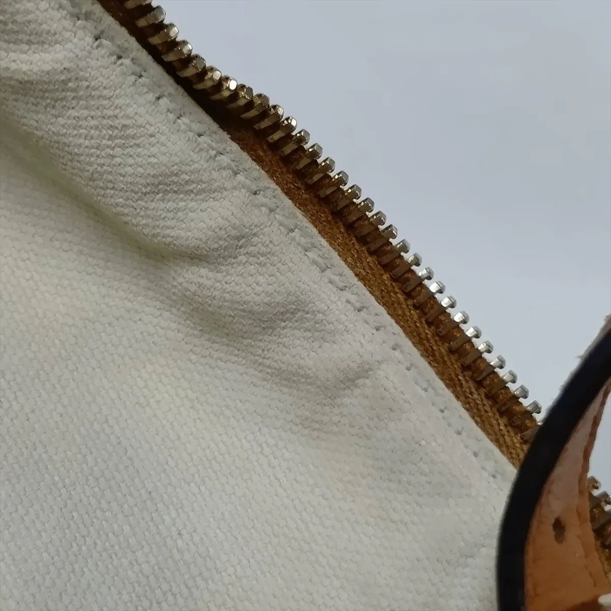 GG Denim 224093 Denim x Leather Shoulder Bag Blue x Brown — view 12