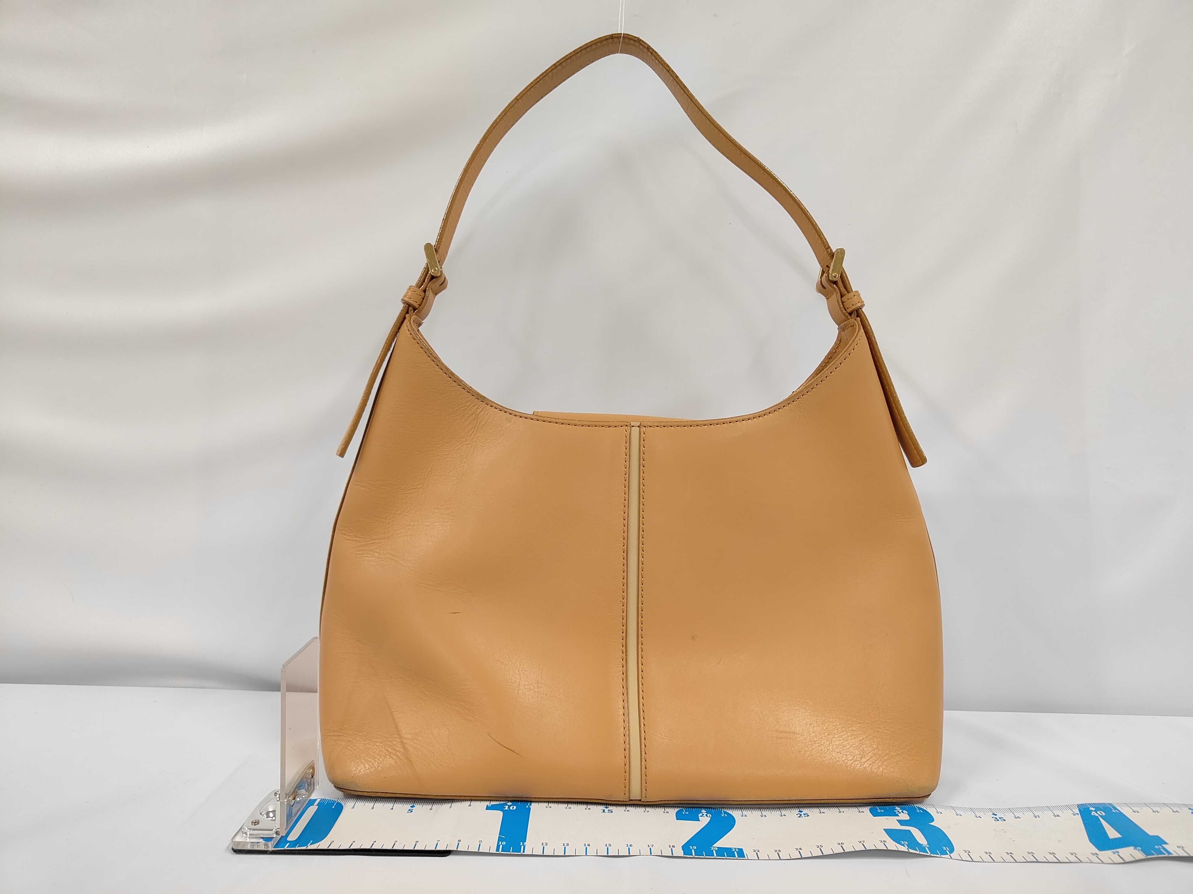 One-Shoulder Bag, Beige Brown Shoulder Bag — view 2