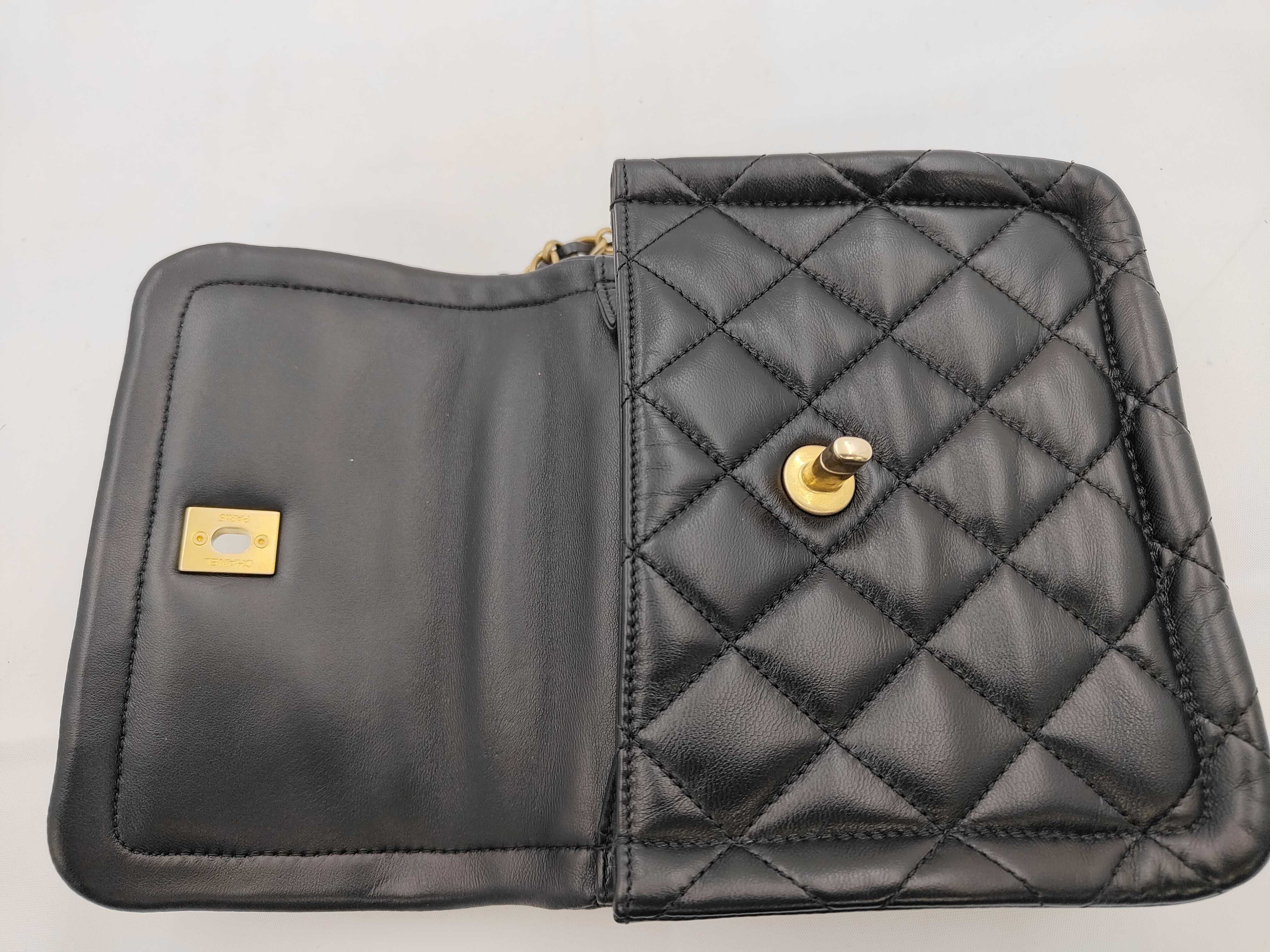 Matelassé Chain Shoulder Bag — view 13