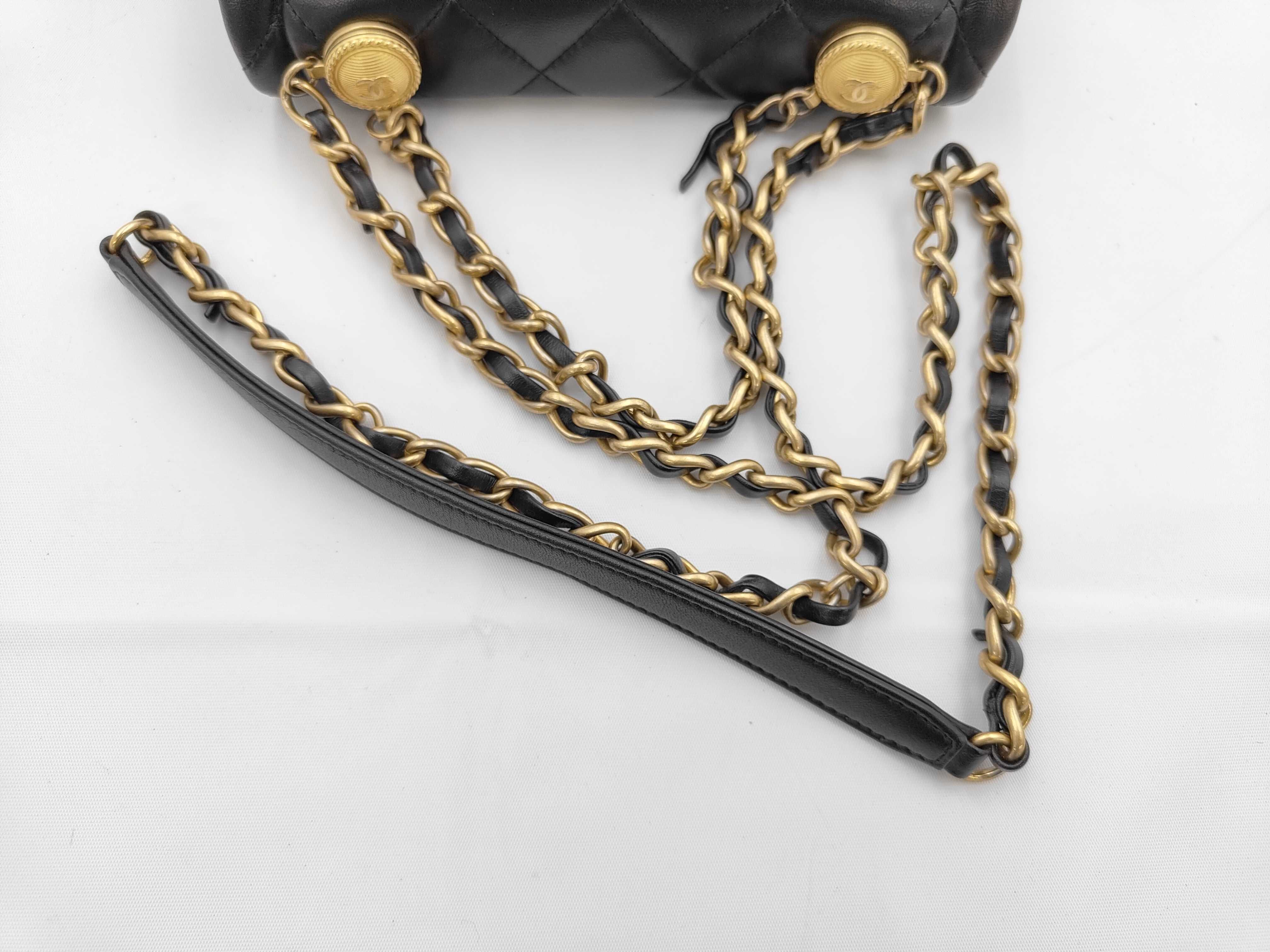 Matelassé Chain Shoulder Bag — view 3