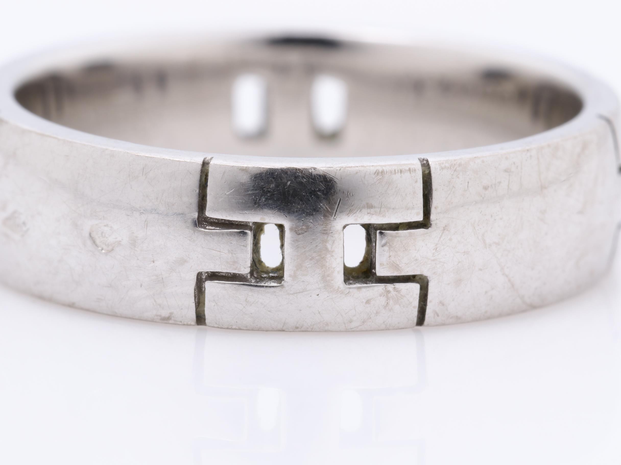 ring, 18K white gold, 8.1g, size #56 — view 2