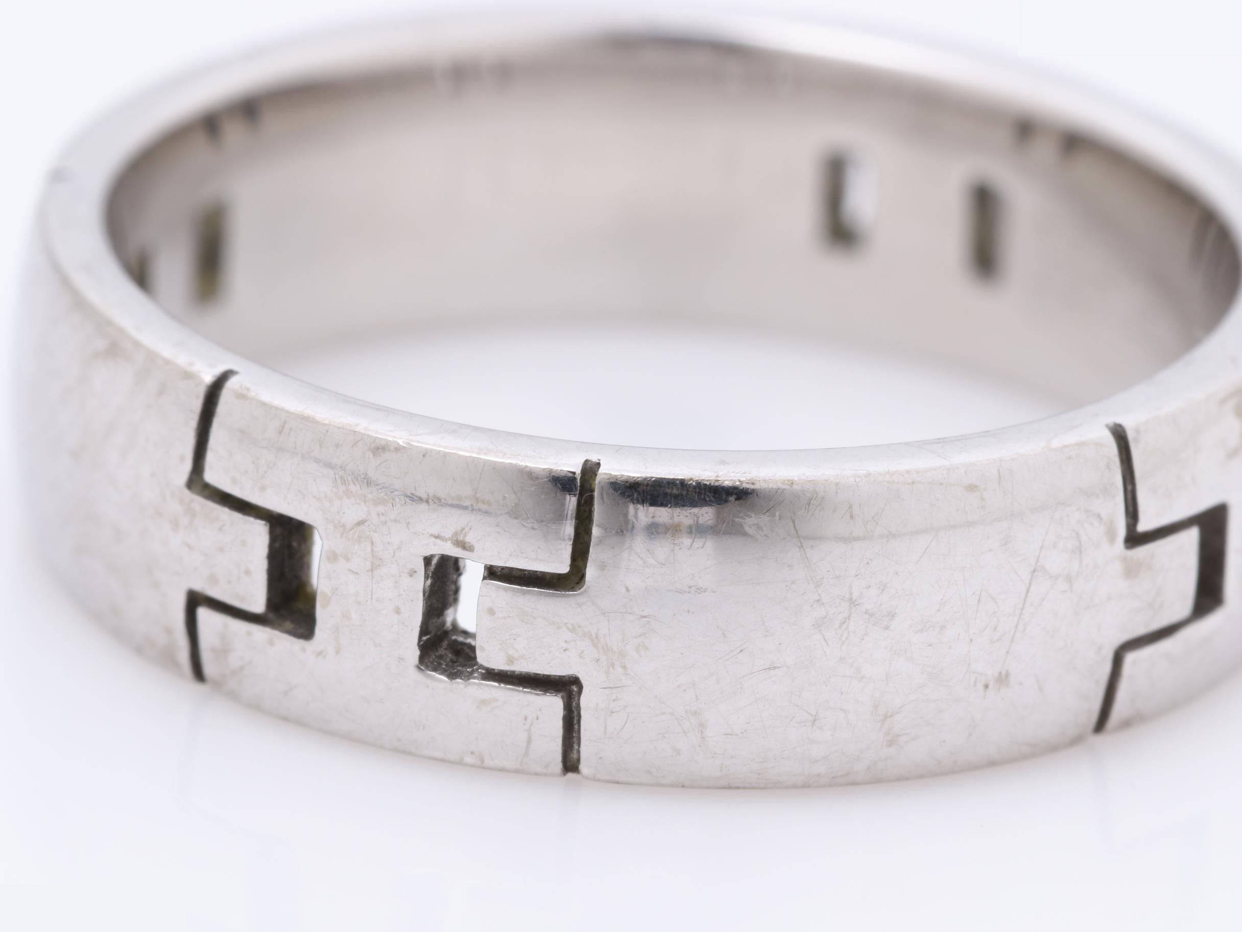 ring, 18K white gold, 8.1g, size #56 — view 3