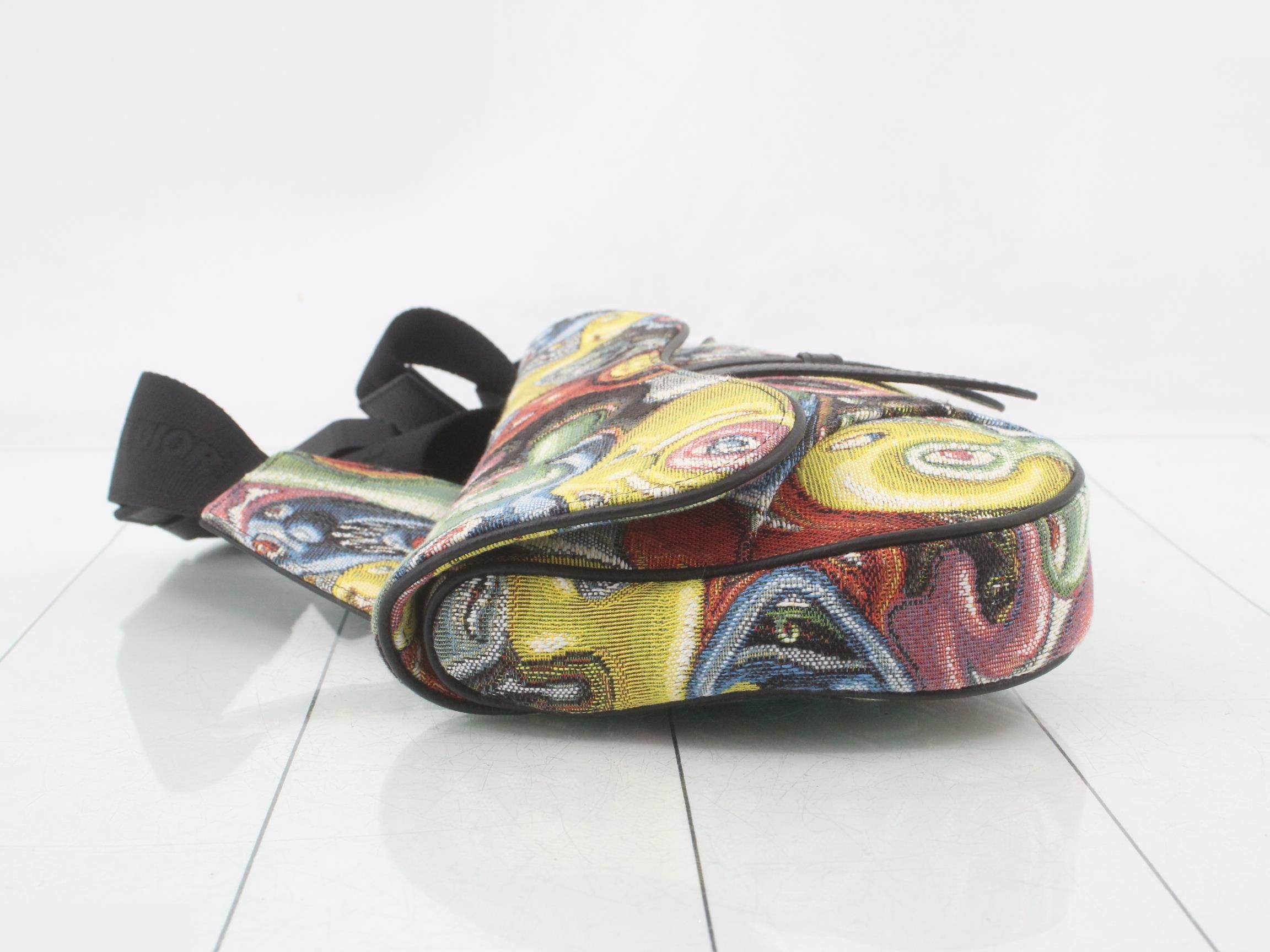 Saddle Body Bag, Kenny Schaaf, Multicolor, 27 x 20 x 5 cm — view 4