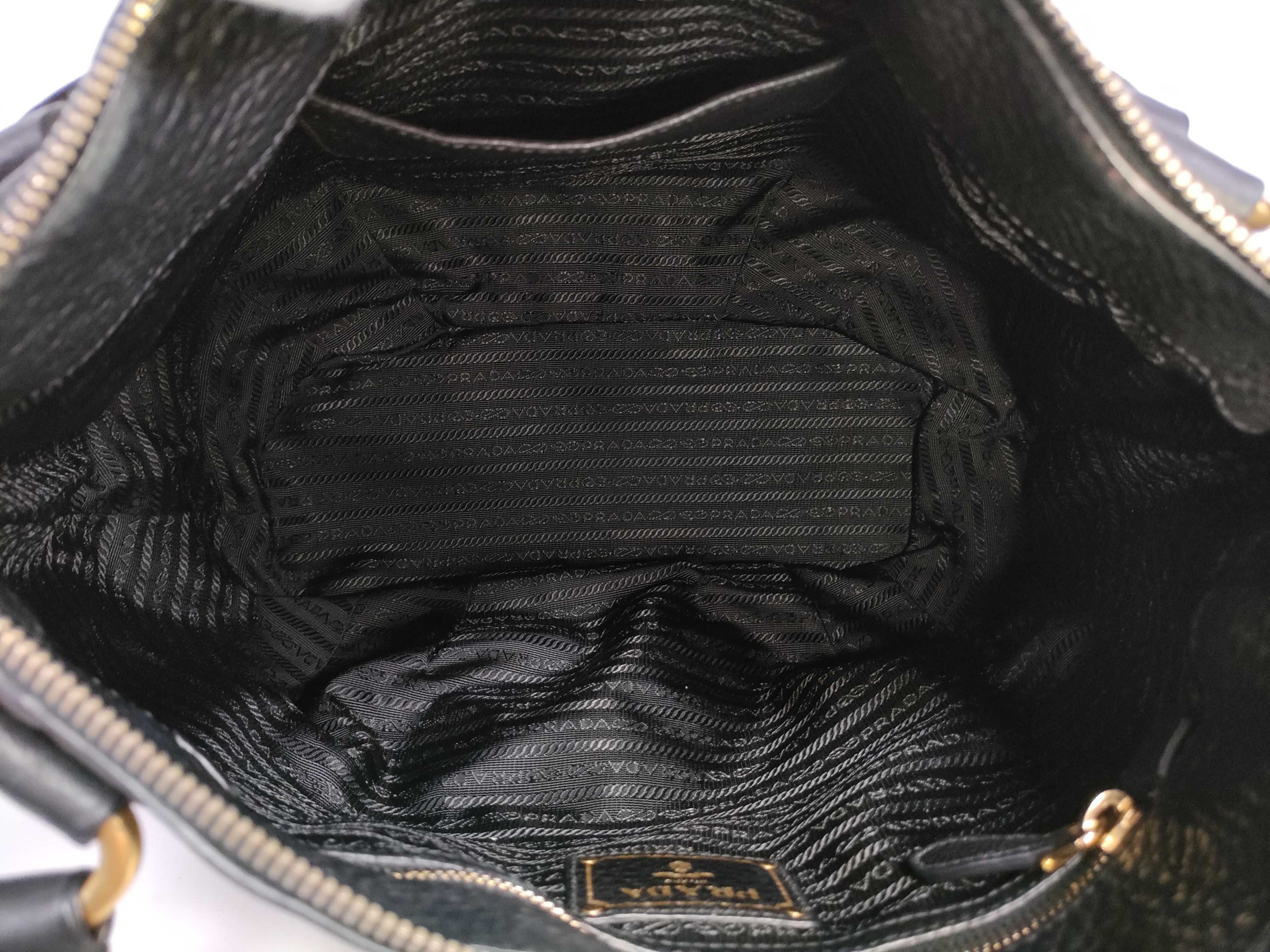 Black Leather Tote Bag (Handbag) — view 15