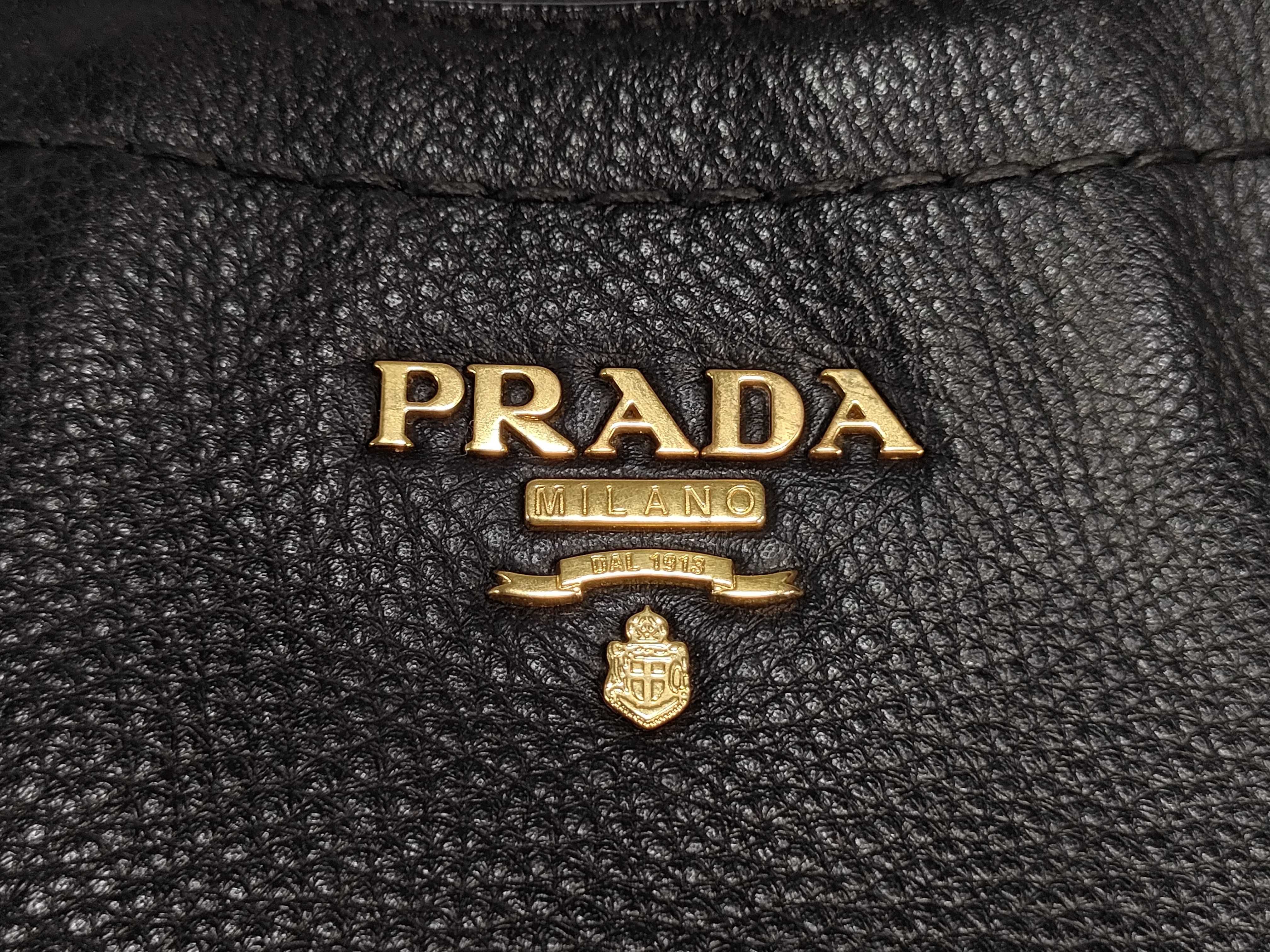 Black Leather Tote Bag (Handbag) — view 8
