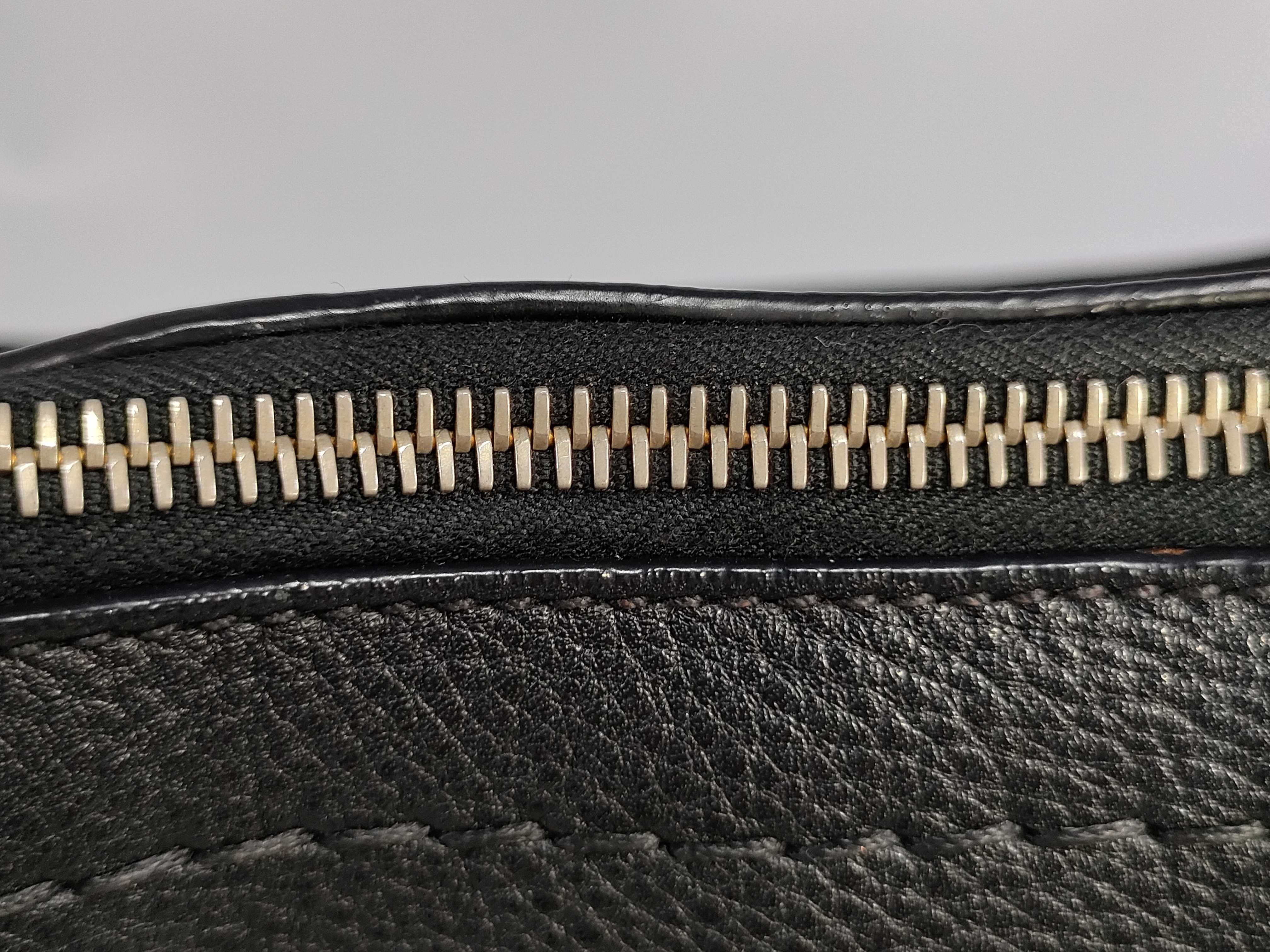 Black Leather Tote Bag (Handbag) — view 9